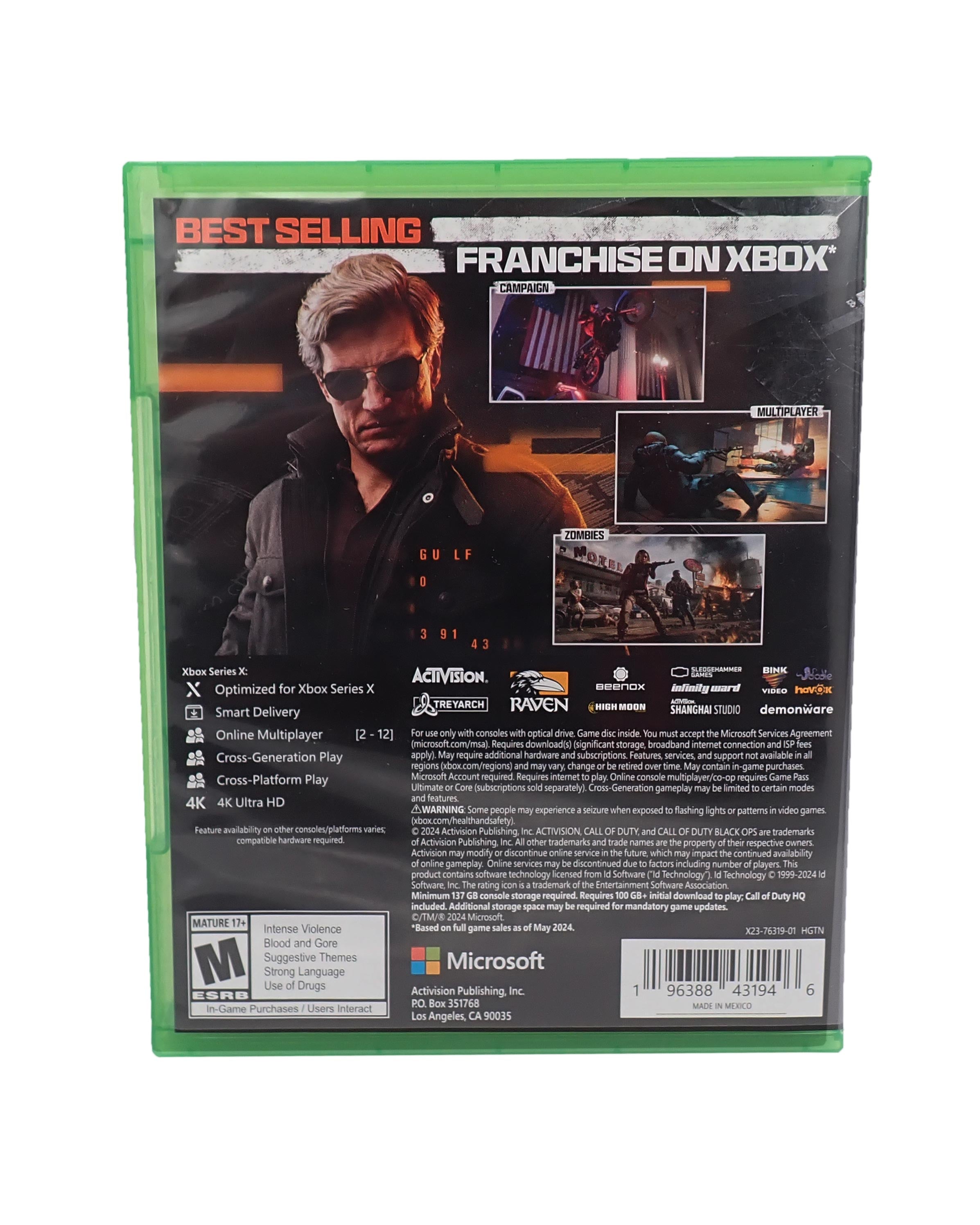 Call of Duty Black Ops 6 - Xbox One/Series X