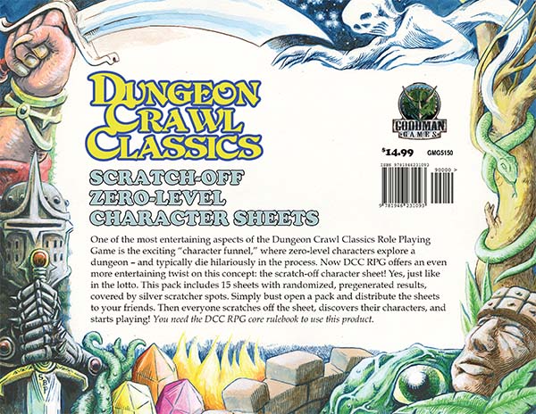 DCC Scratch-Off Character Sheets