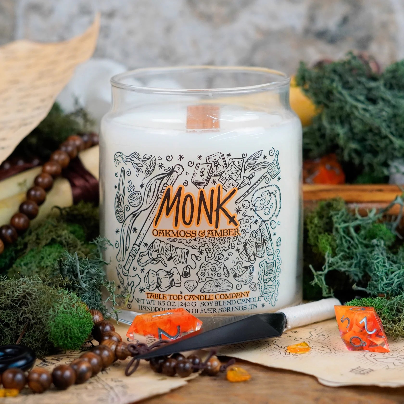 Monk - 8.5 oz. Candle