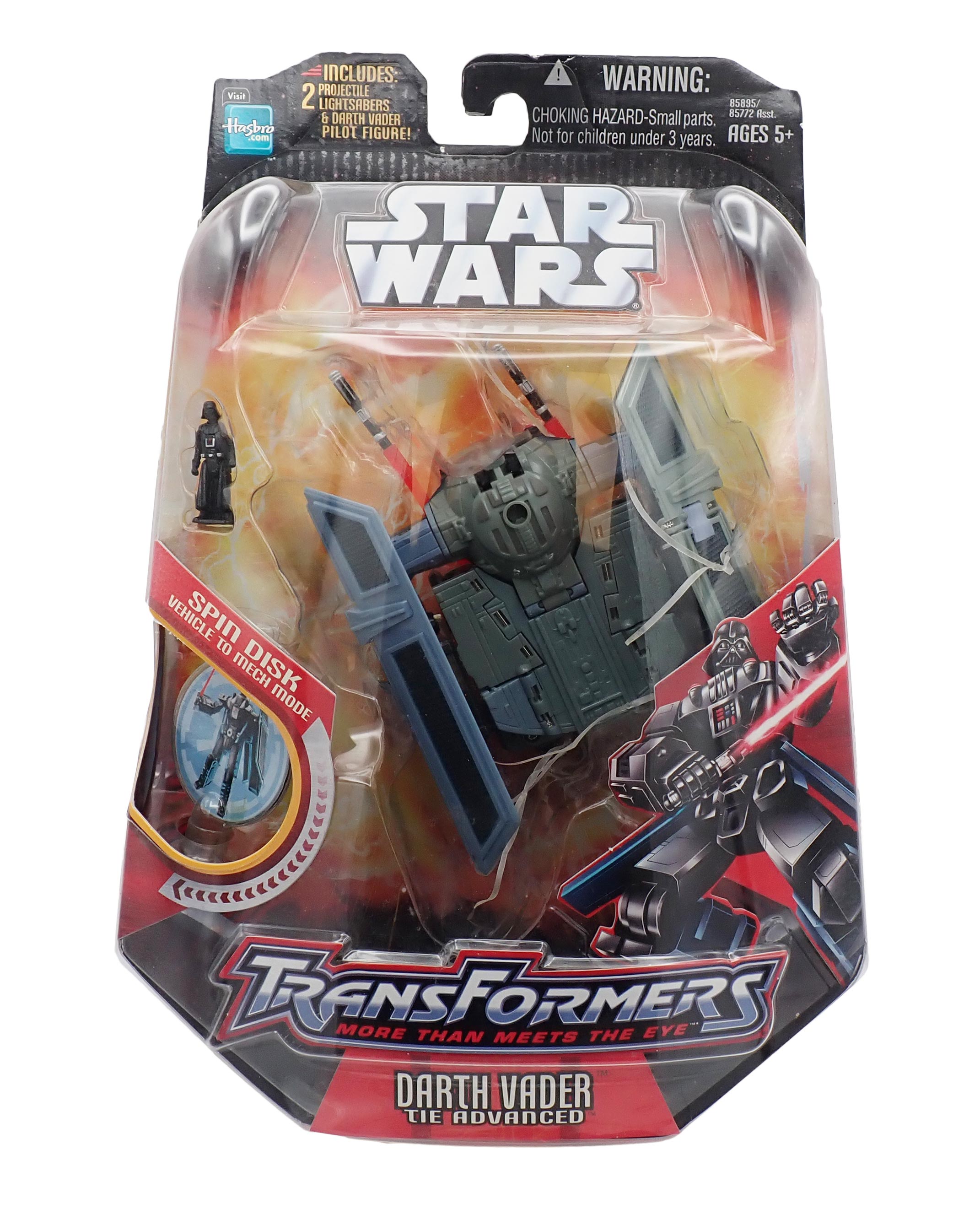Darth Vader TIE Advanced - Star Wars Transformers [Pre-Owned]