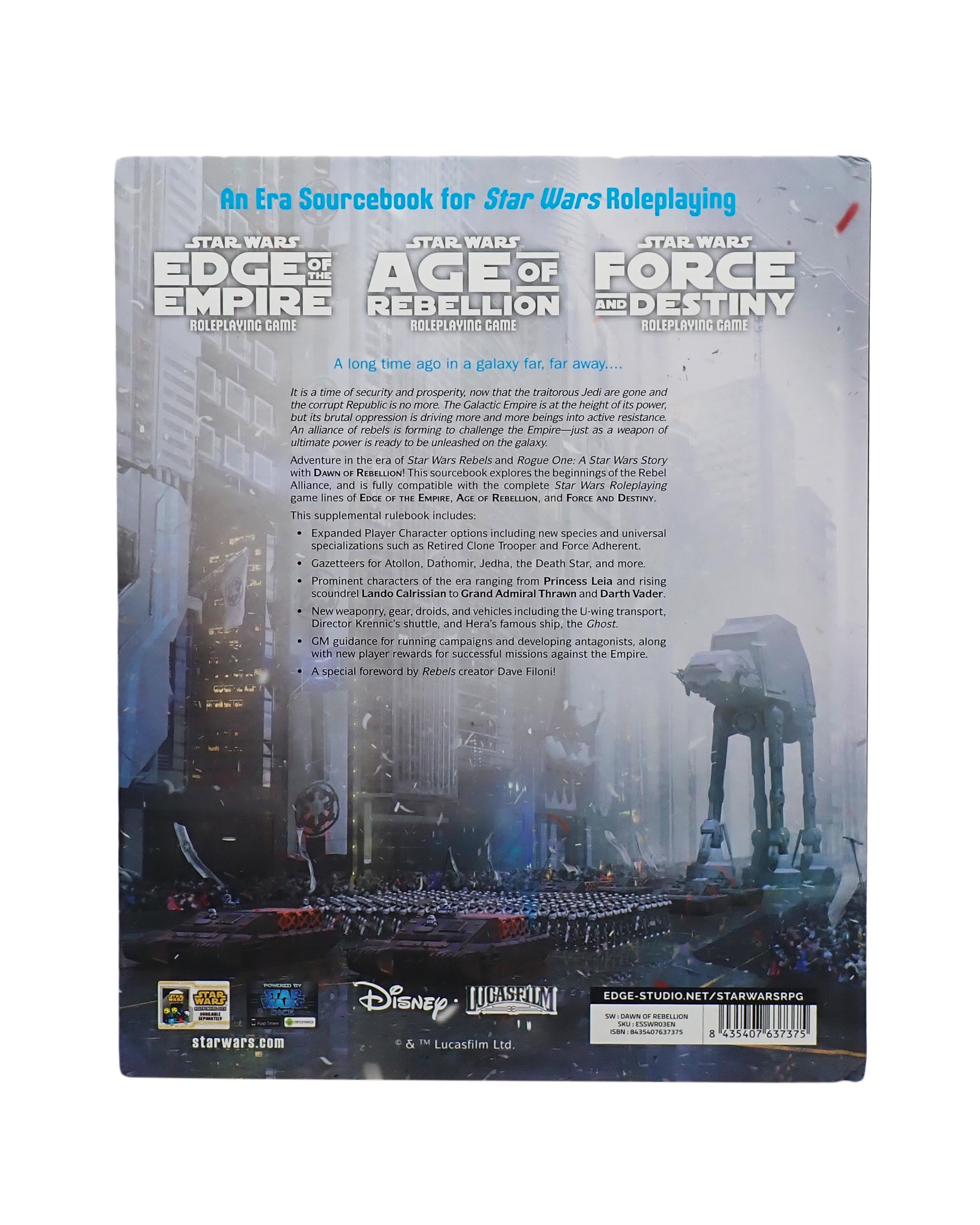 Star Wars: Dawn of Rebellion Sourcebook [Pre-Owned]