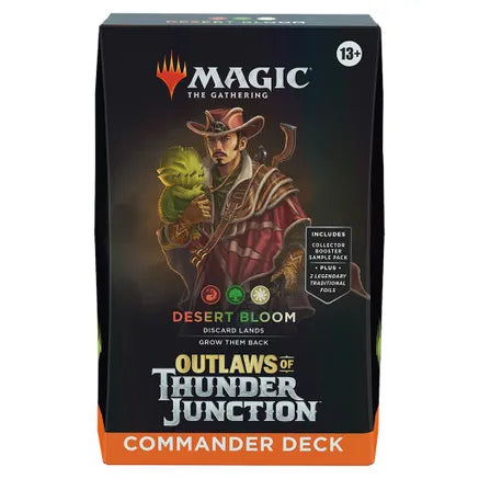 MTG Outlaws of Thunder Junction Desert Bloom Commander Deck