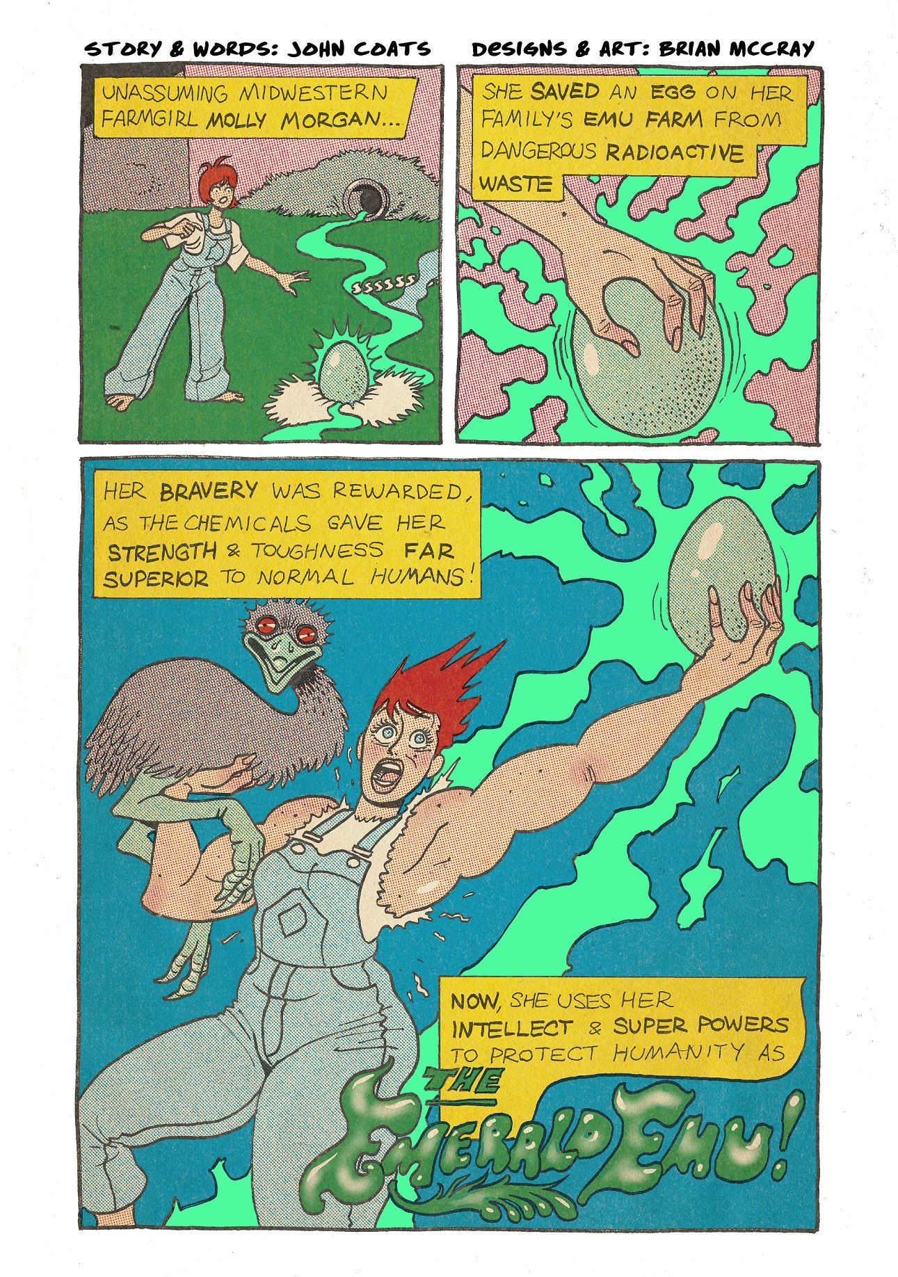 Emerald Emu by John Coats & Brian McCray [Power Pulp Exclusive]