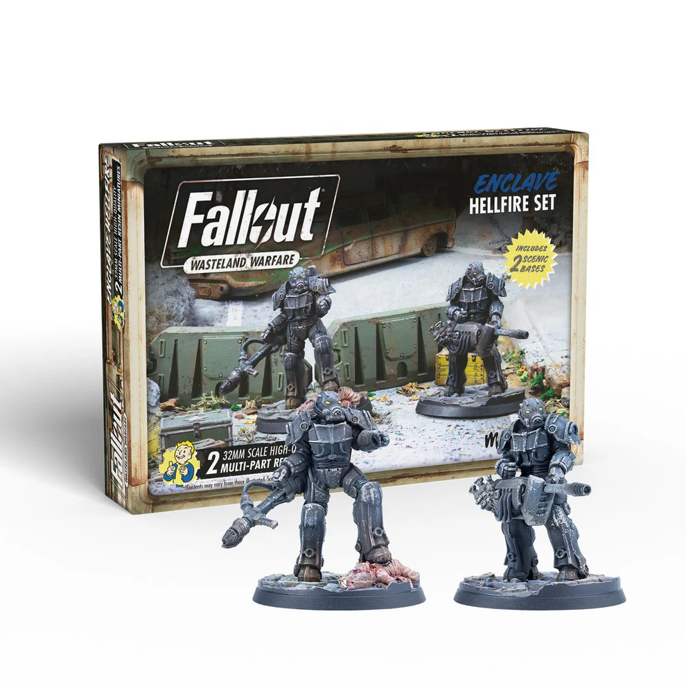 Enclave: Hellfire Set - Fallout: Wasteland Warfare [Pre-Owned]