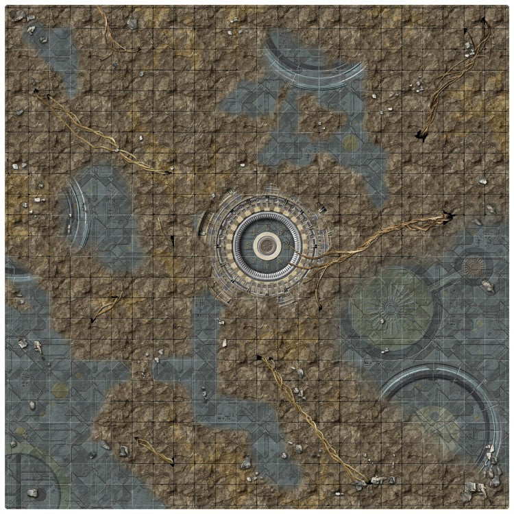Battle Systems Terrain Alien Catacombs - Gaming Mat 2x2