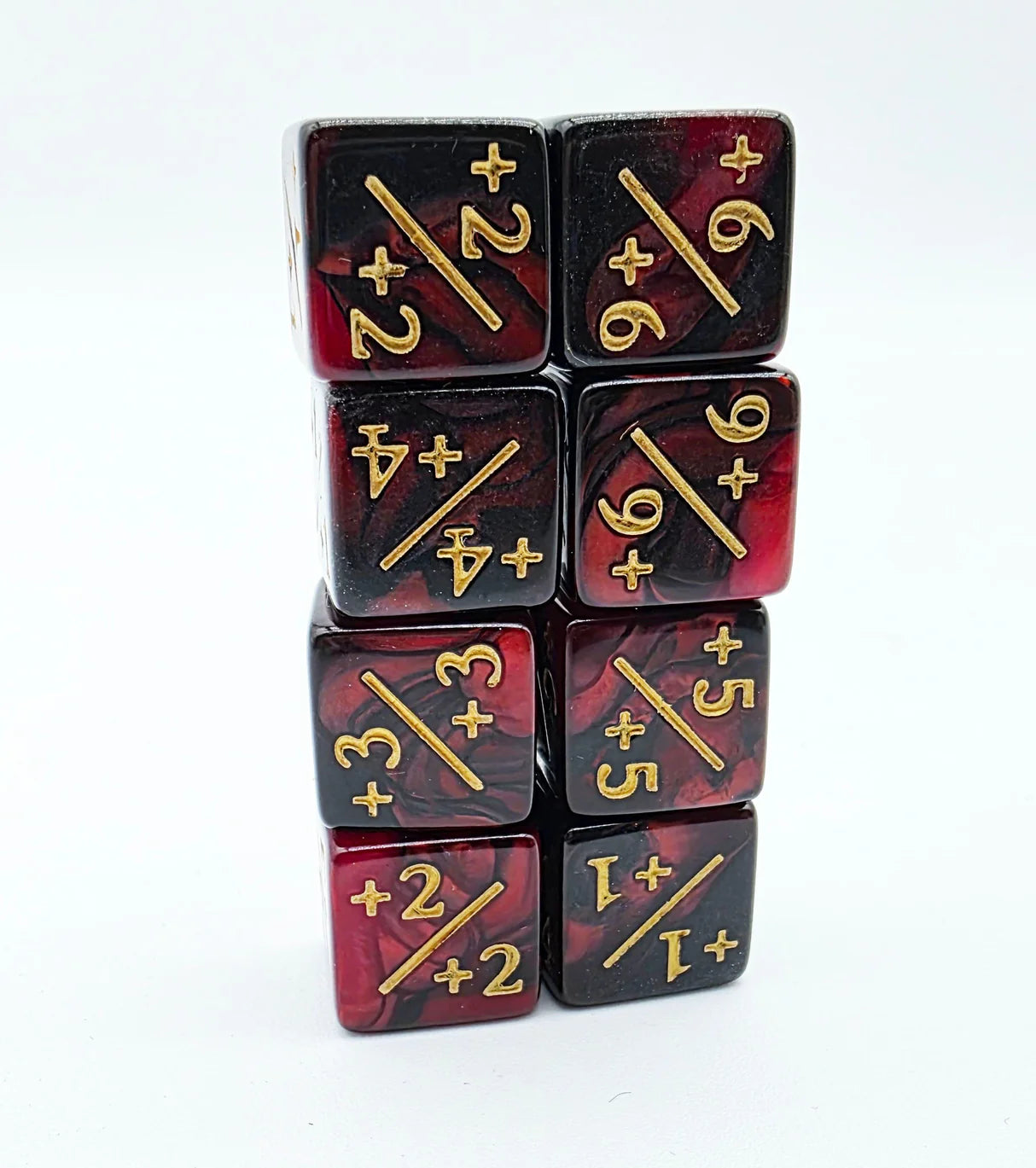 Foam Brain Games Red & Black +1/+1 Magic Counters