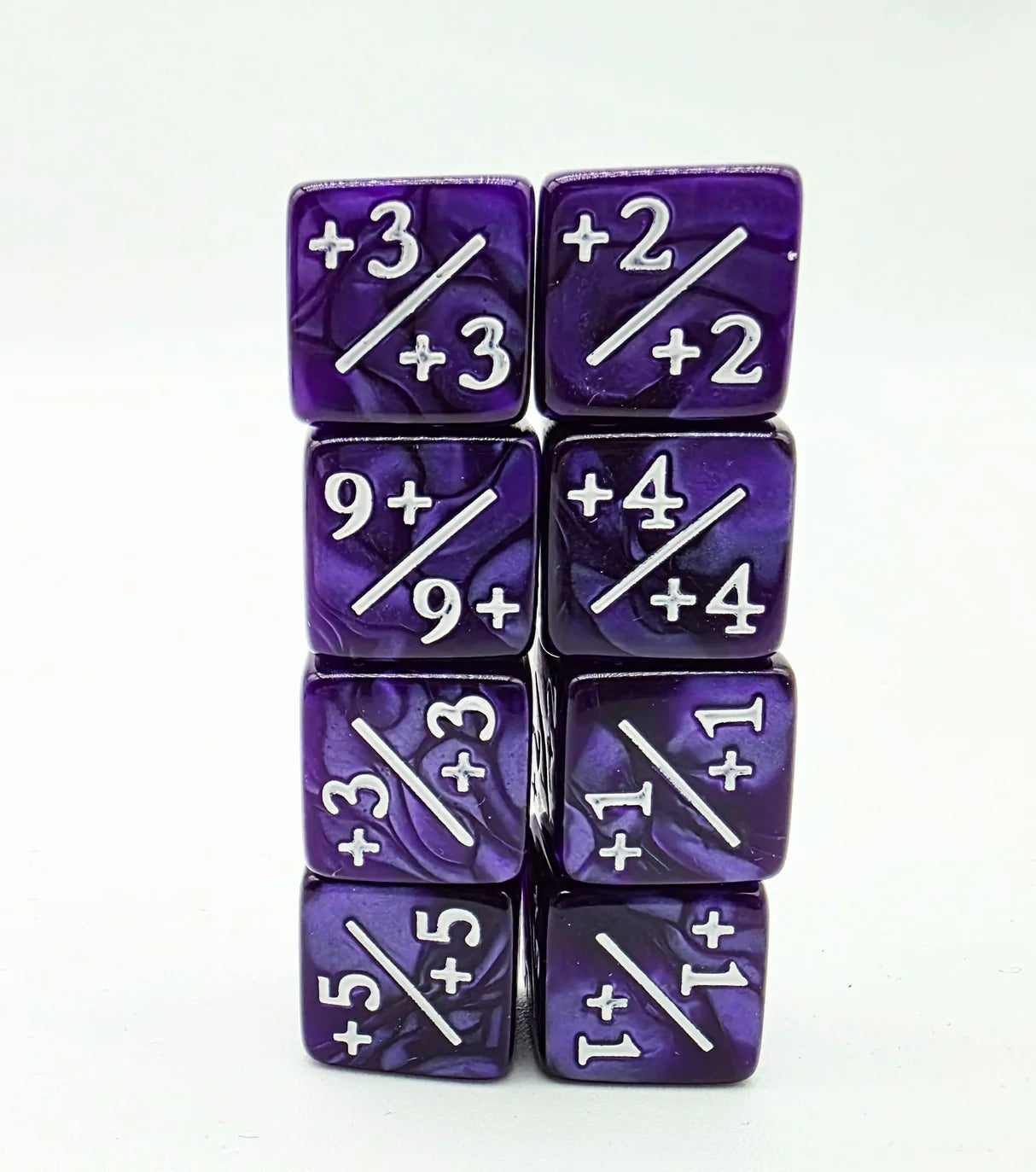 FBG5152__1__1PearlPurpleCountersforMagic-Setof8_FourRowStack1.webp