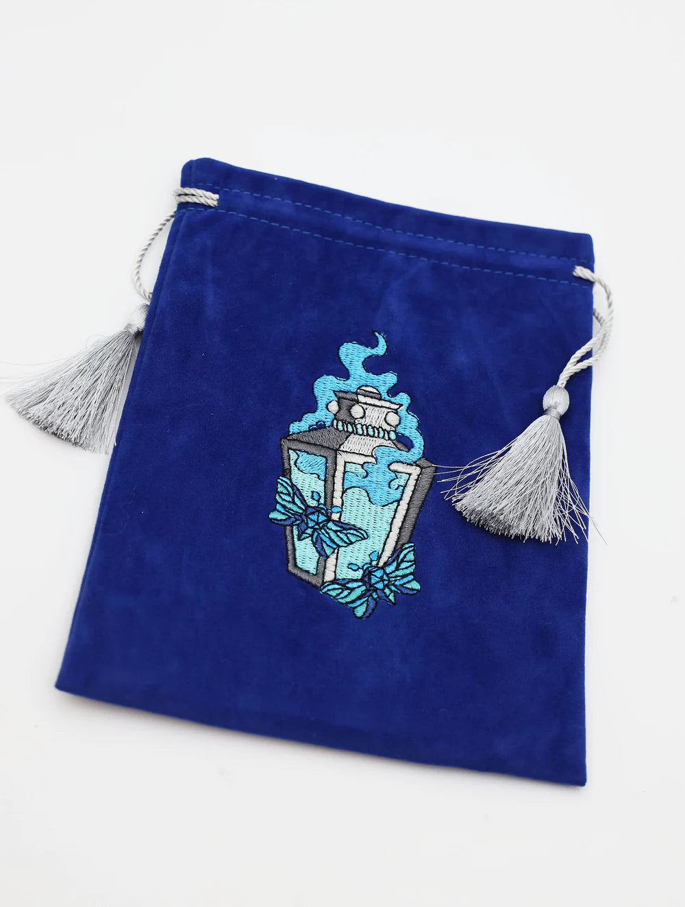 Moonlit Lantern Dice Bag - Blue