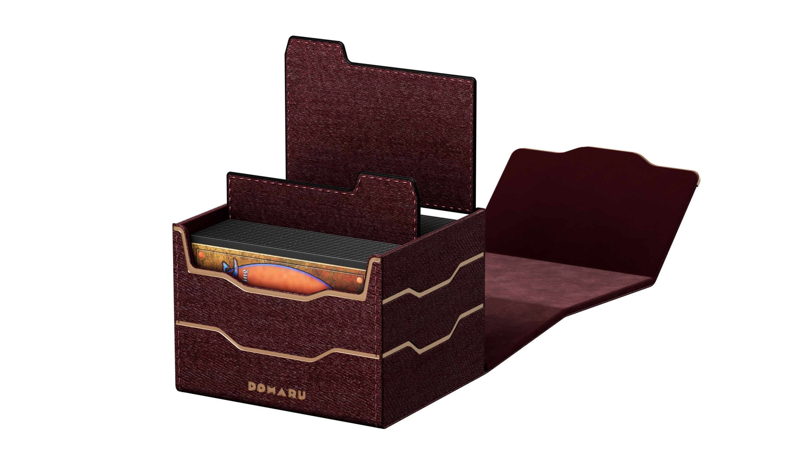 Gatherers' Tavern : Domaru Deck Box Armory Horizon 100+ Carnelian