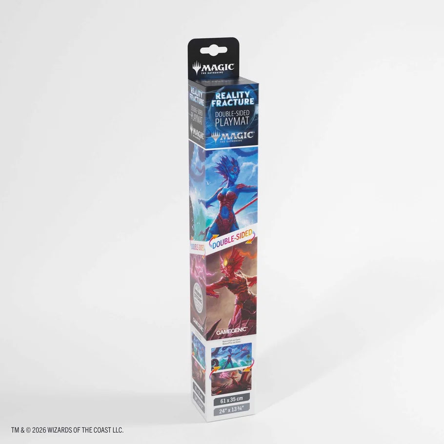 Gamegenic Reality Fracture Double-sided Playmat - Kiora of Salt and Sand/Kiora of Fire and Ashes
