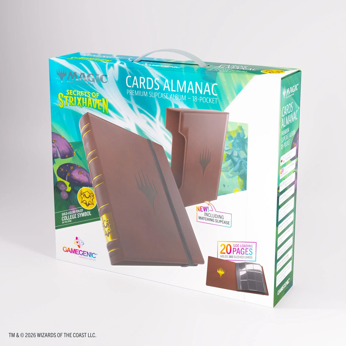 Magic: The Gathering | Secrets of Strixhaven Cards Almanac Slipcase Album 18-Pocket - Lorehold