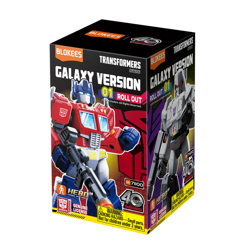 Blokees Figures Transformers Galaxy Version 01 Roll Out