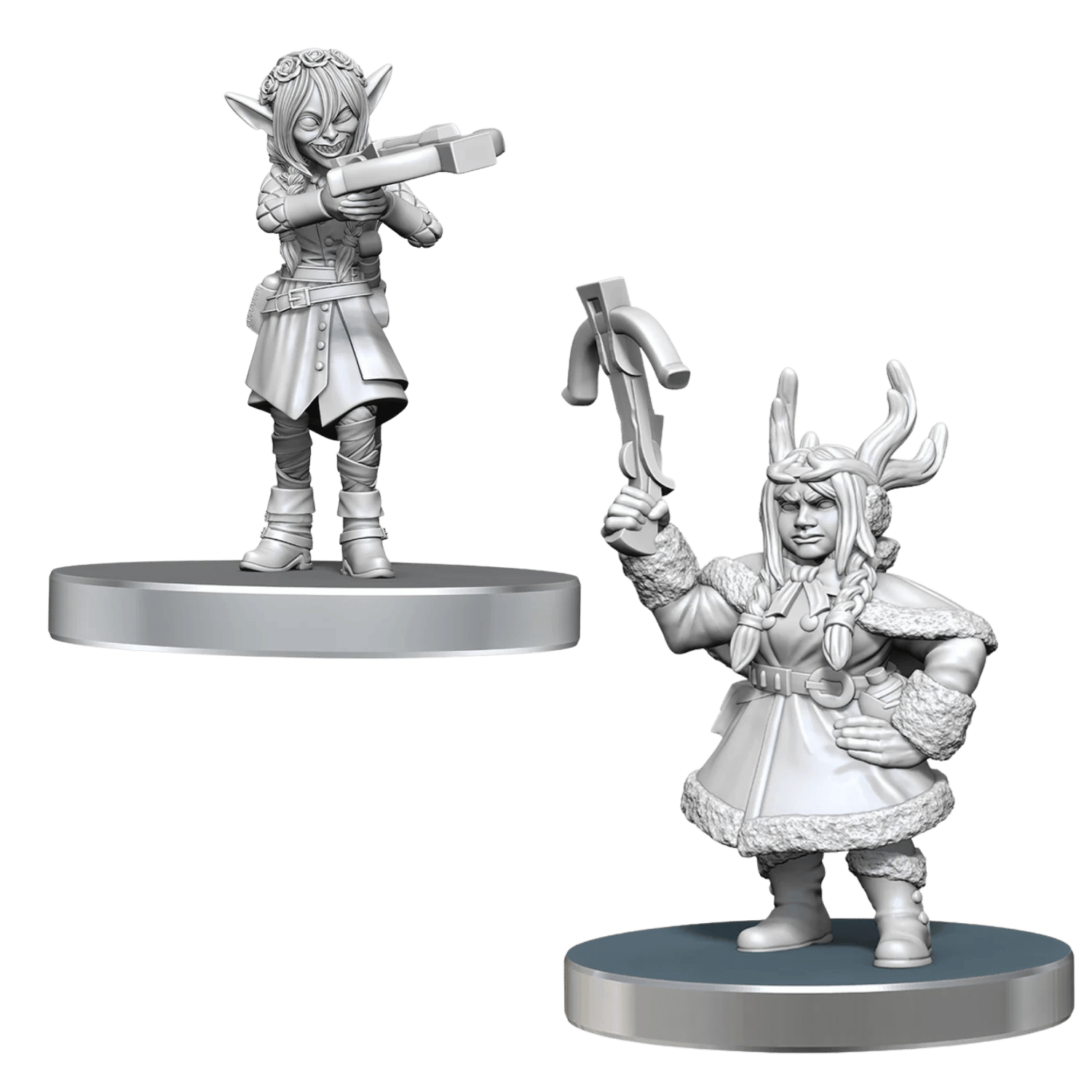 Critical Role Unpainted Miniatures Veth Brenatto & Nott the Brave