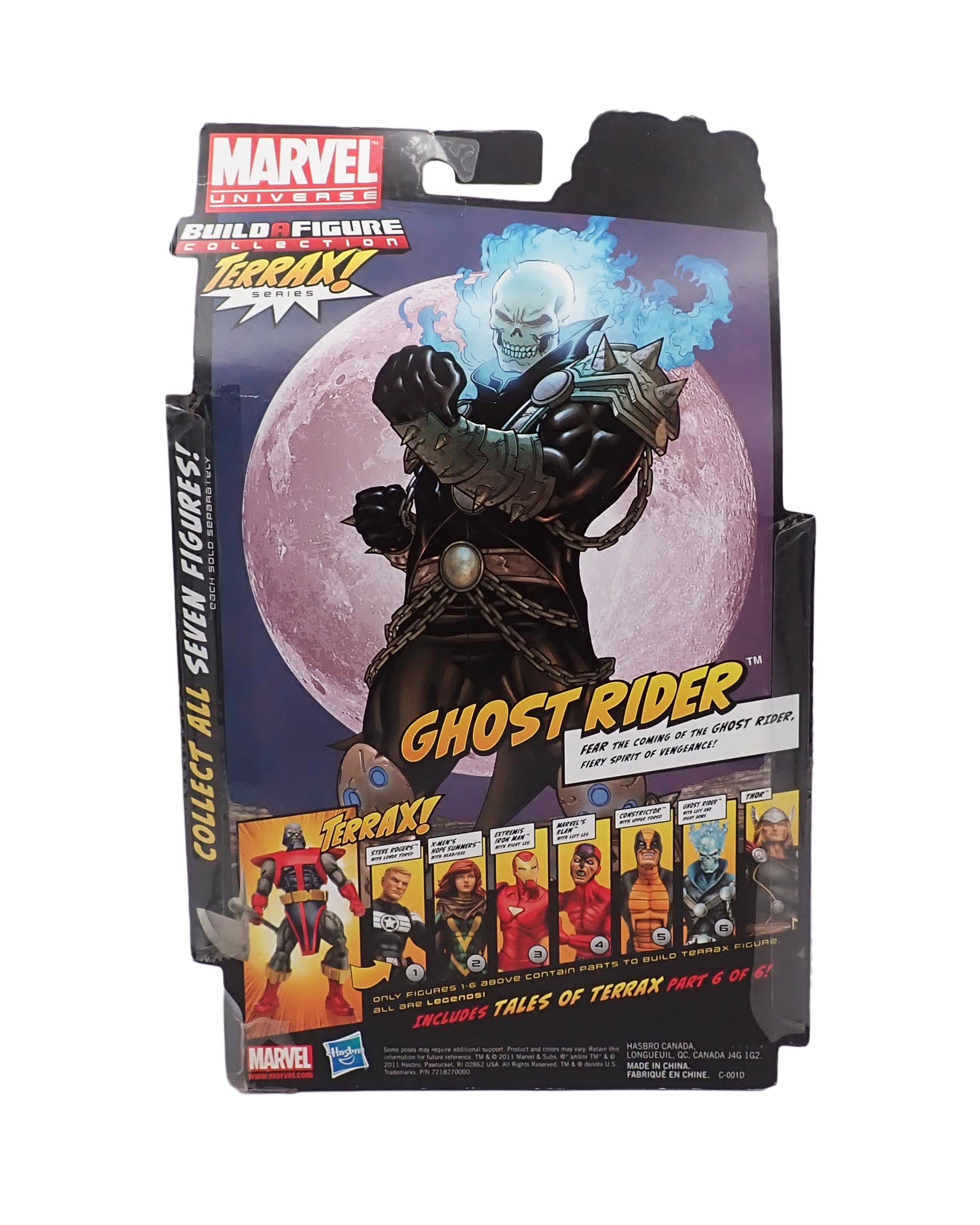 Ghost Rider (Blue Variant) - Marvel Legends Terrax Series [Pre-Owned]