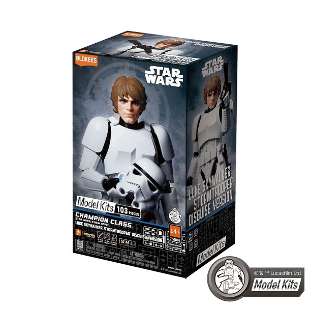 Star Wars Blokees: Luke Skywalker Stormtrooper Disguise Version: Champion Class Model Kit