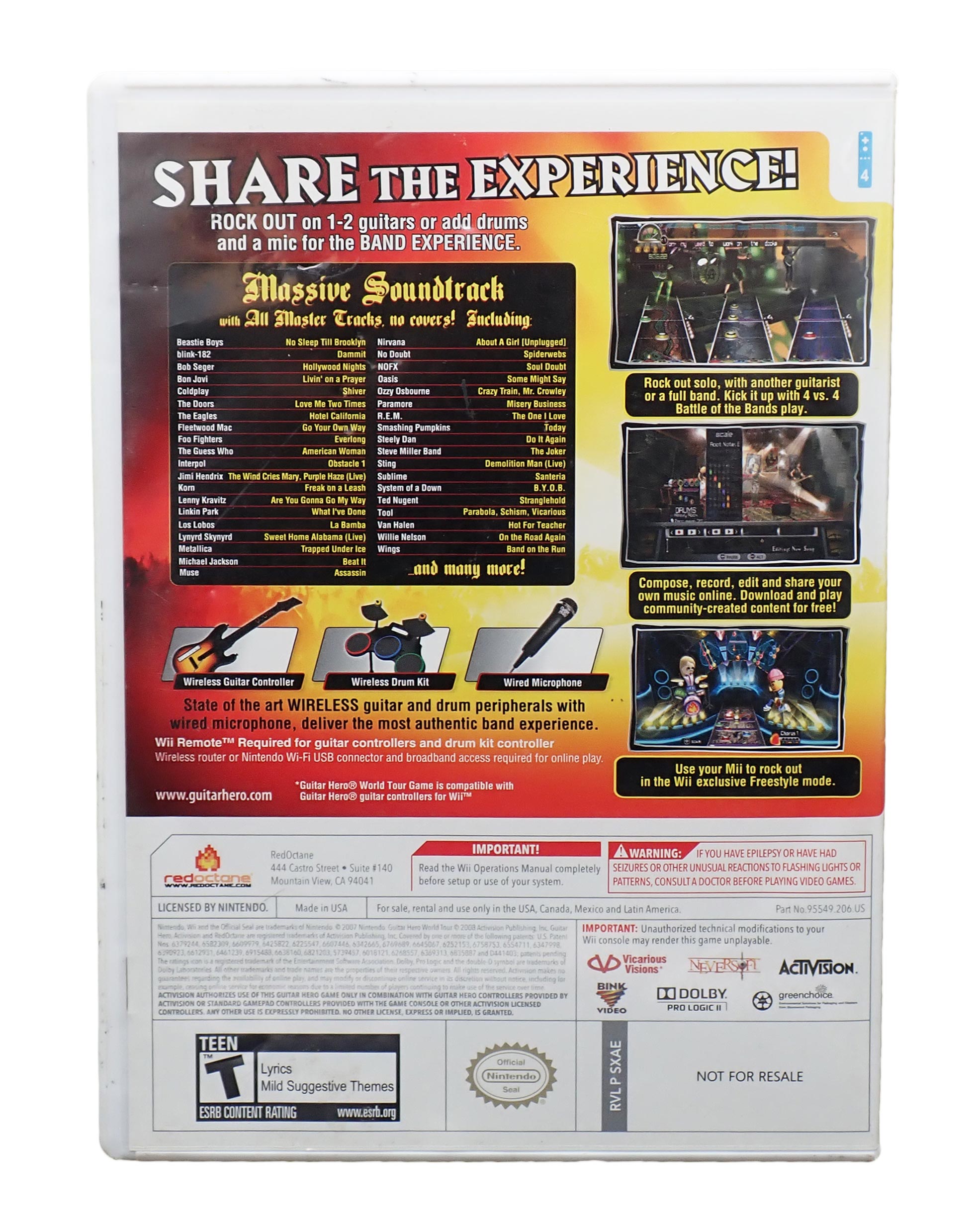 Guitar Hero World Tour - Wii