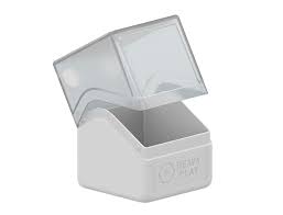 Heavy Play RFG Deck Box 100 Double Sleeved Cleric White