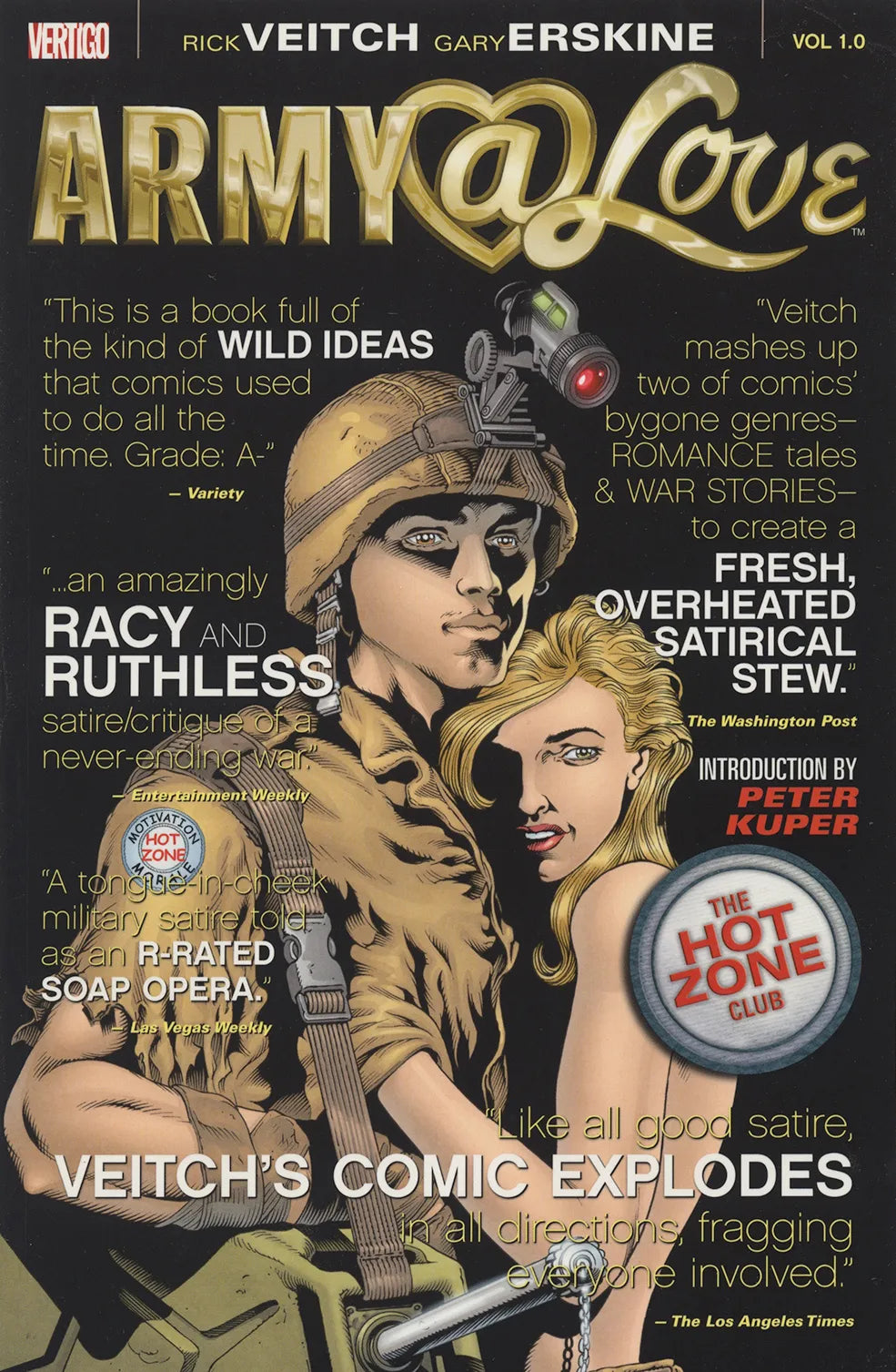 Army @Love volume 1: The Hot Zone Club by Rick Veitch