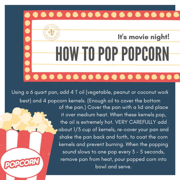 Scary Movie Popcorn - Bloody Red Popcorn Kernels