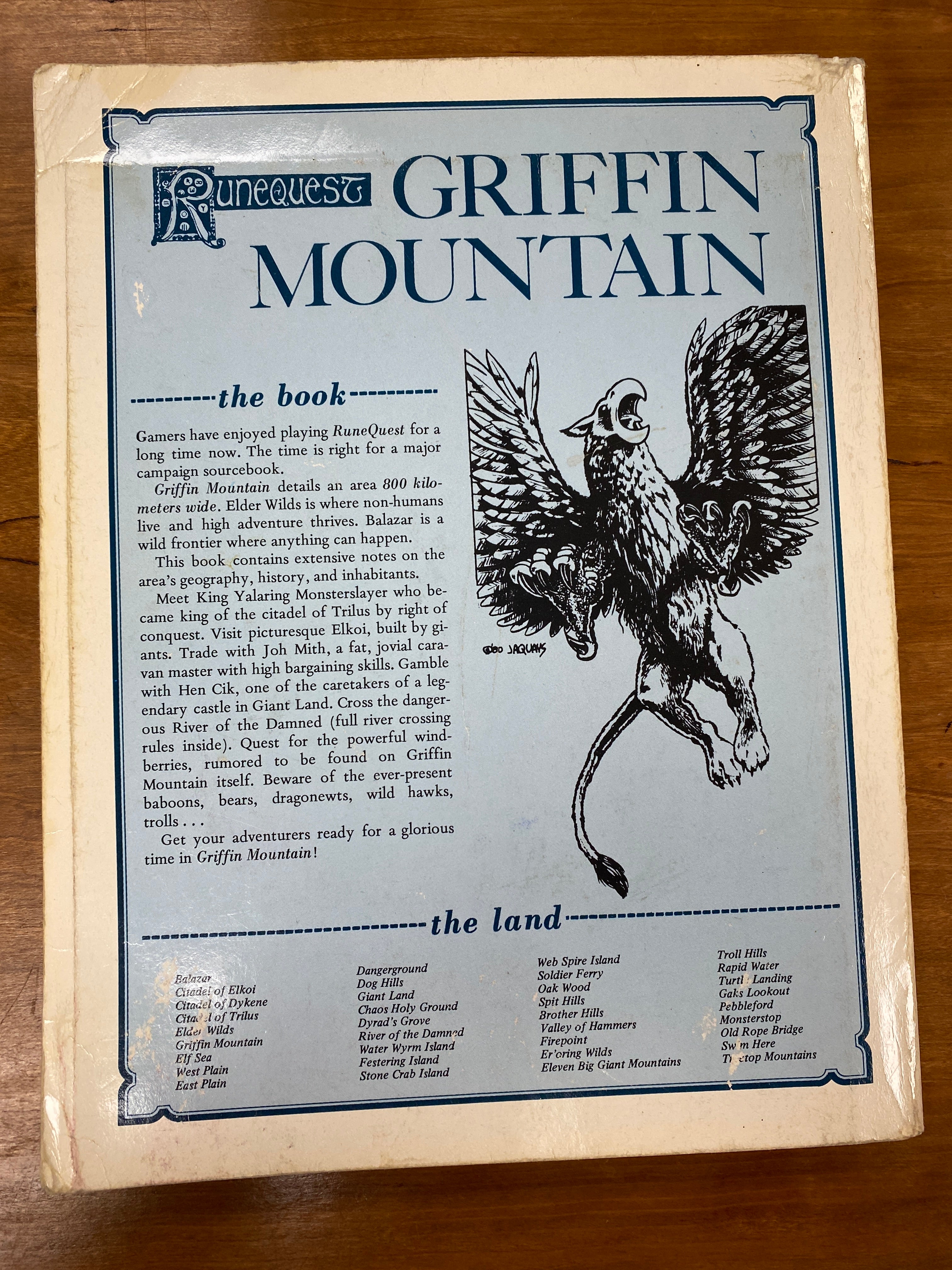 Runequest Griffin Mountain