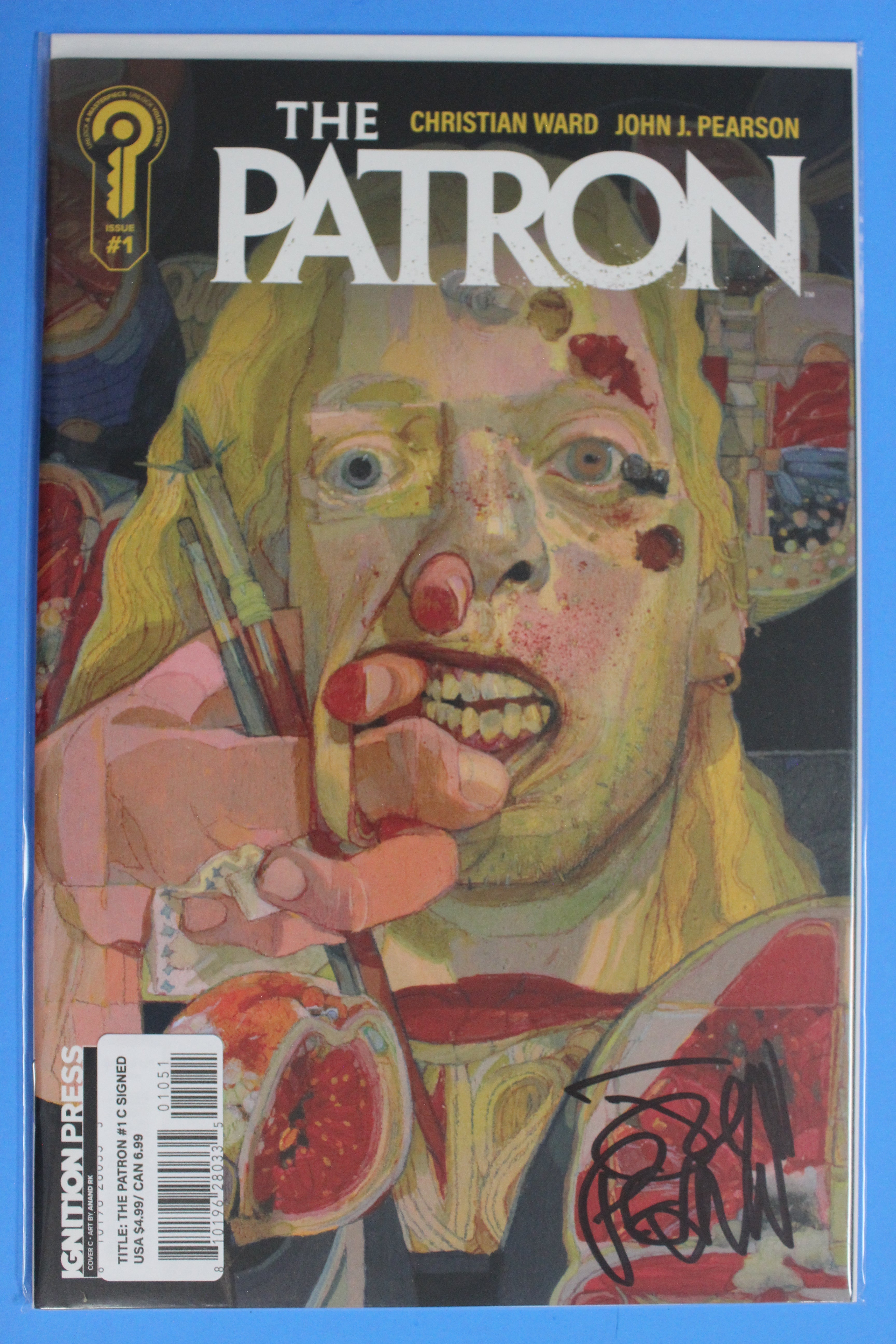 The Patron #1 Cover C Anand Rk Signed 1:20