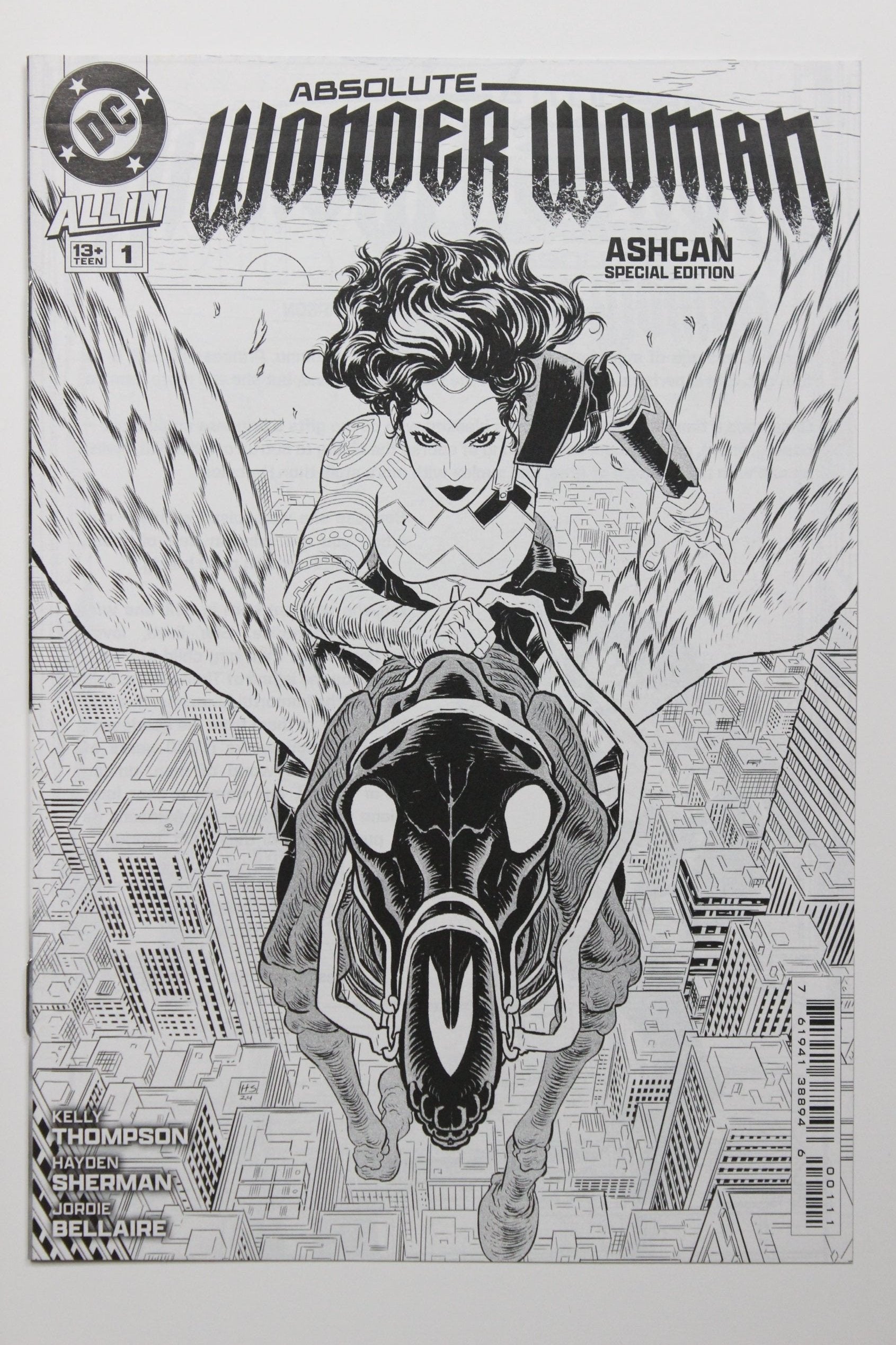 Absolute Wonder Woman #1 / Absolute Superman #1 Ashcan
