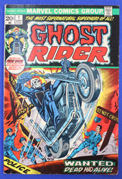 Ghost Rider #1 (1973) - FN (6.0) - 1st Solo Johnny Blaze Ghost Rider Series