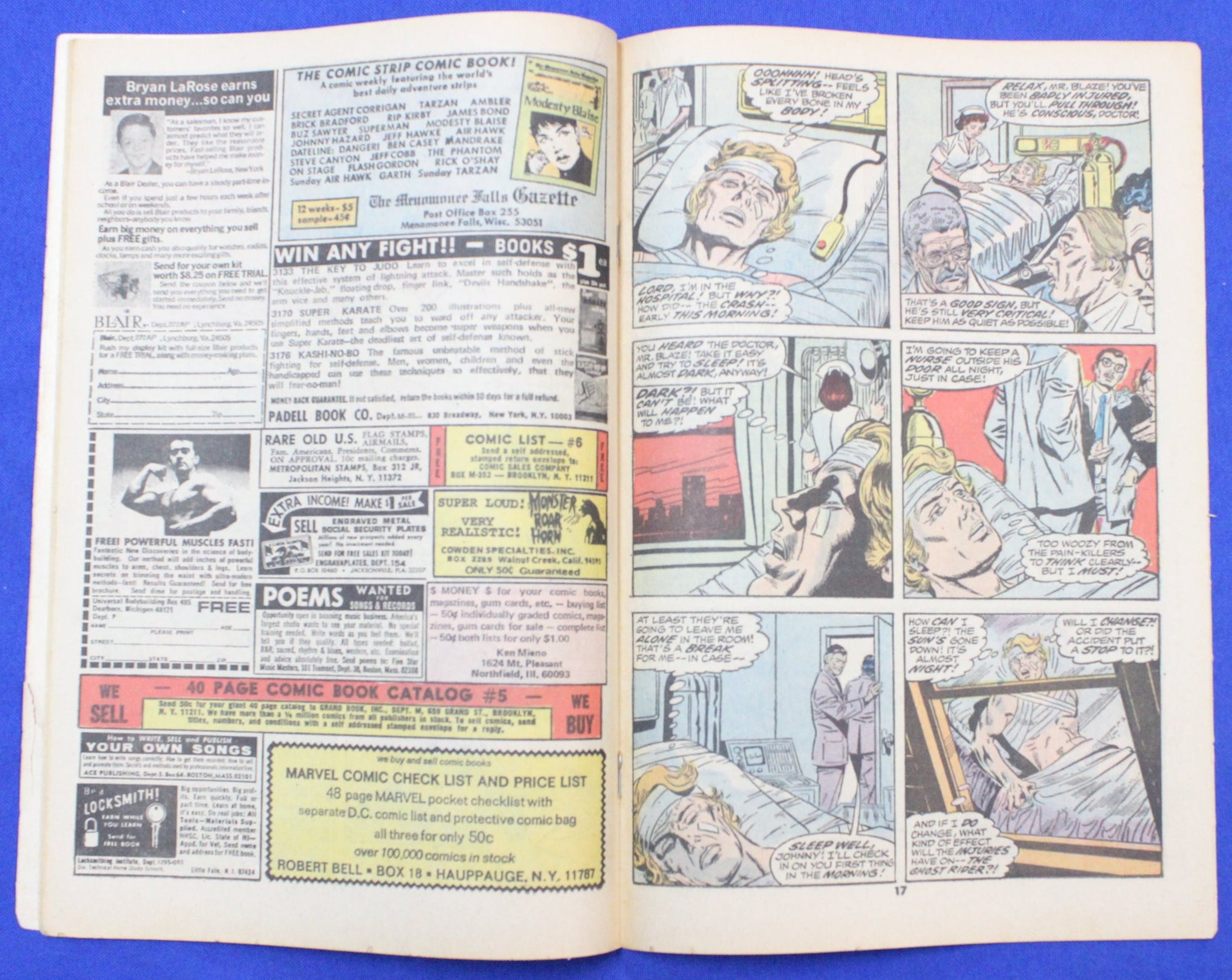 Ghost Rider #1 (1973) - FN (6.0) - 1st Solo Johnny Blaze Ghost Rider Series