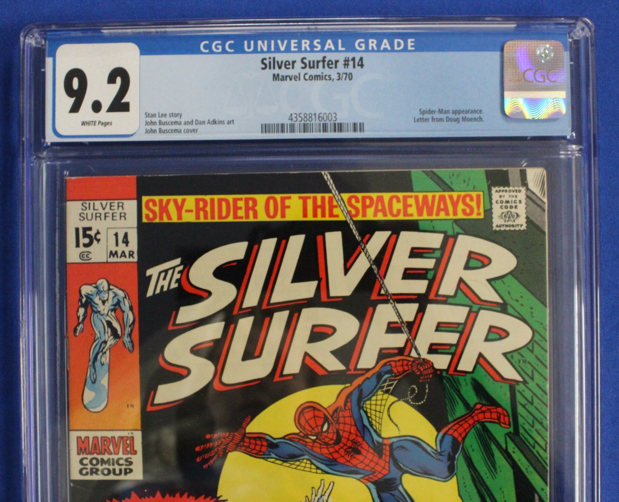 Silver Surfer #14 (1970) CGC 9.2