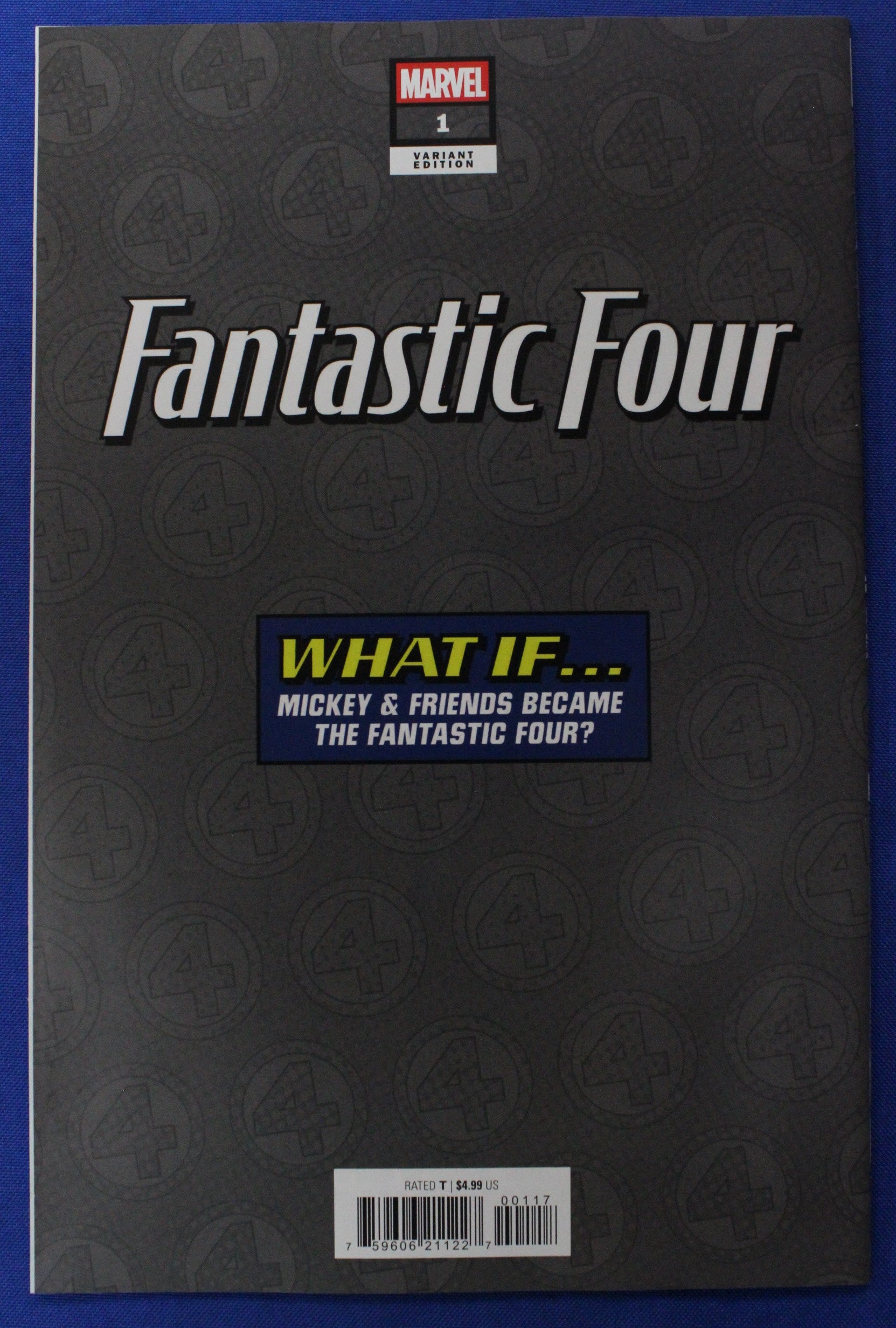 Fantastic Four #1 1:100 Lorenzo Pastrovicchio Black And White Disney What If? Fantastic Four Homage Variant (Damaged)