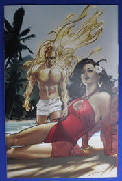 Marvel Swimsuit Special: Friends, Foes & Rivals #1 1:100 Pablo Villalobos Full Art Variant (Damaged)