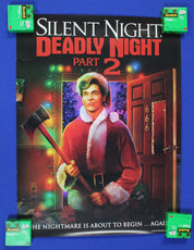 Silent Night Deadly Night Part 2 NECA Figure + Blu Ray & Poster Lot
