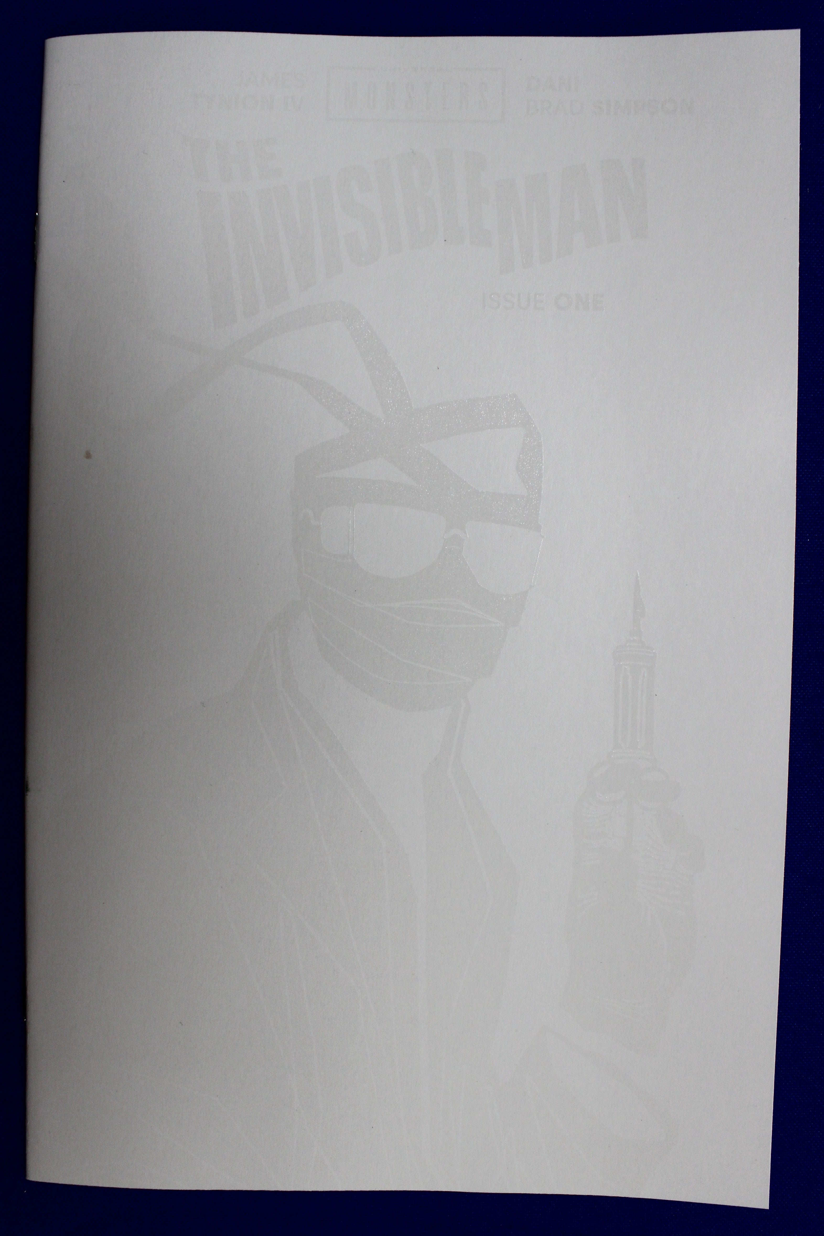 Universal Monsters The Invisible Man #1 Cover I Thank You Variant (One Per Store) - Damaged