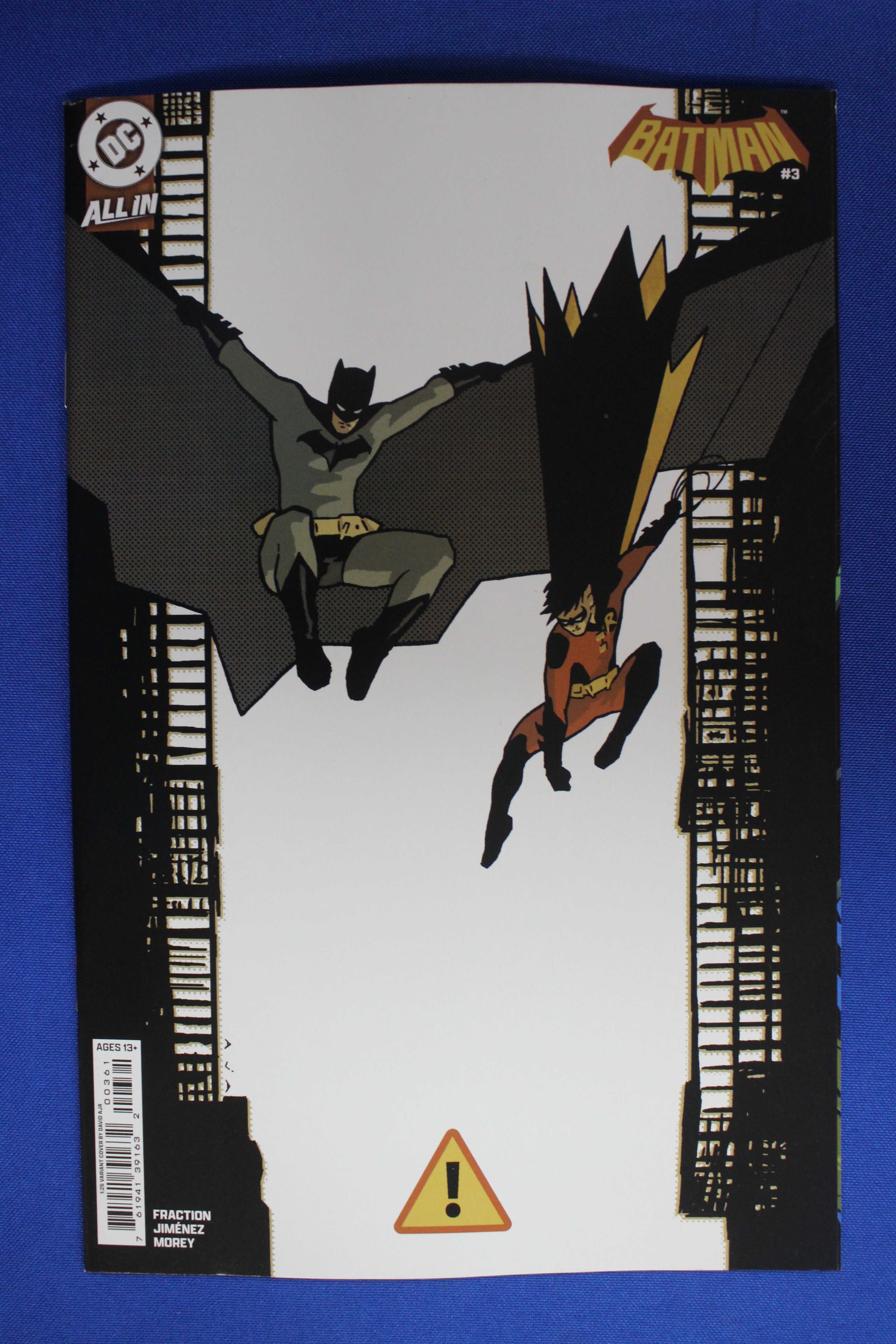 Batman #3 1:25 Cover G David Aja Card Stock Variant (VF)