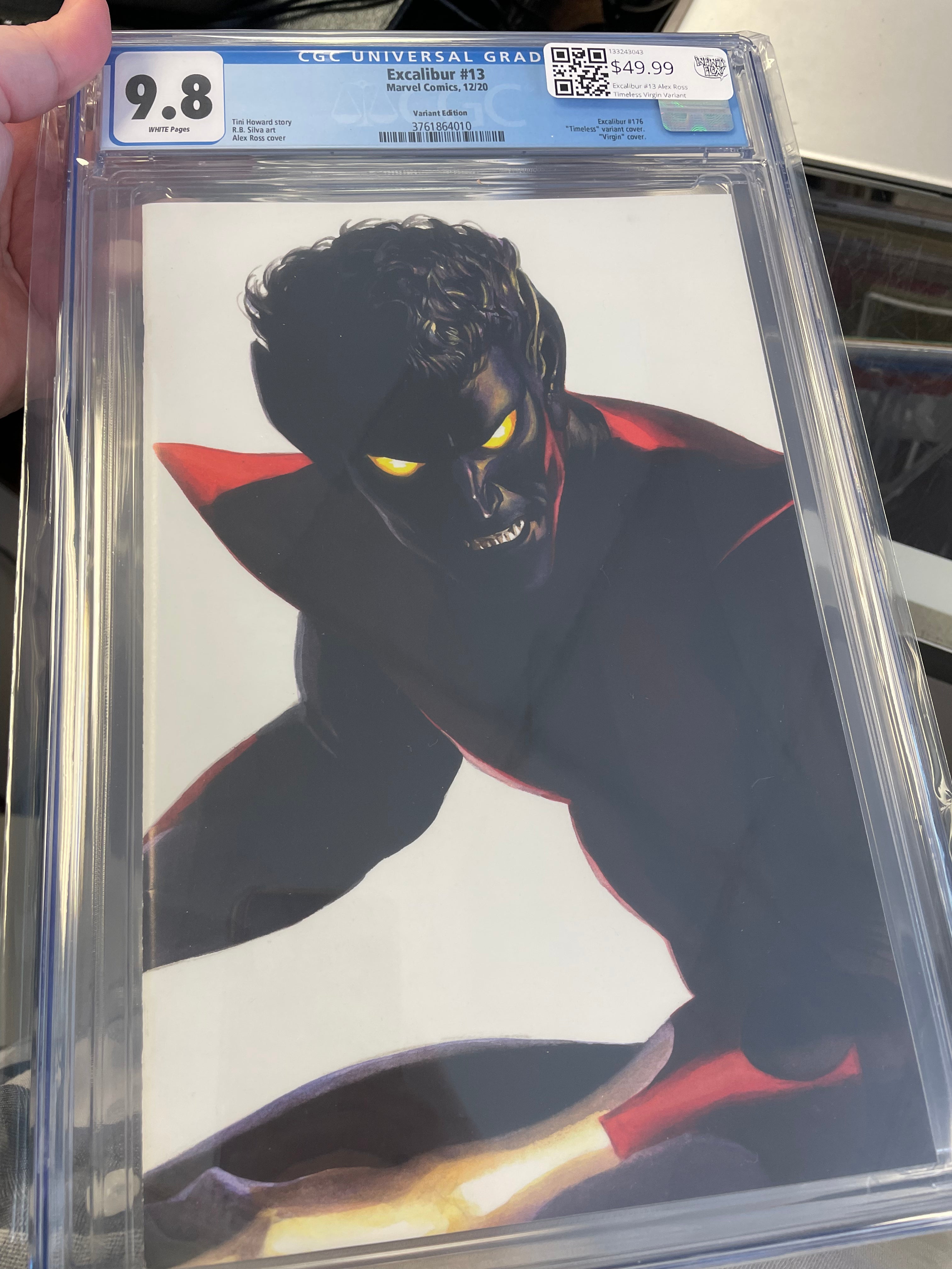 Excalibur #13 Alex Ross Timeless Virgin Variant (Nightcrawler Cover) CGC 9.8