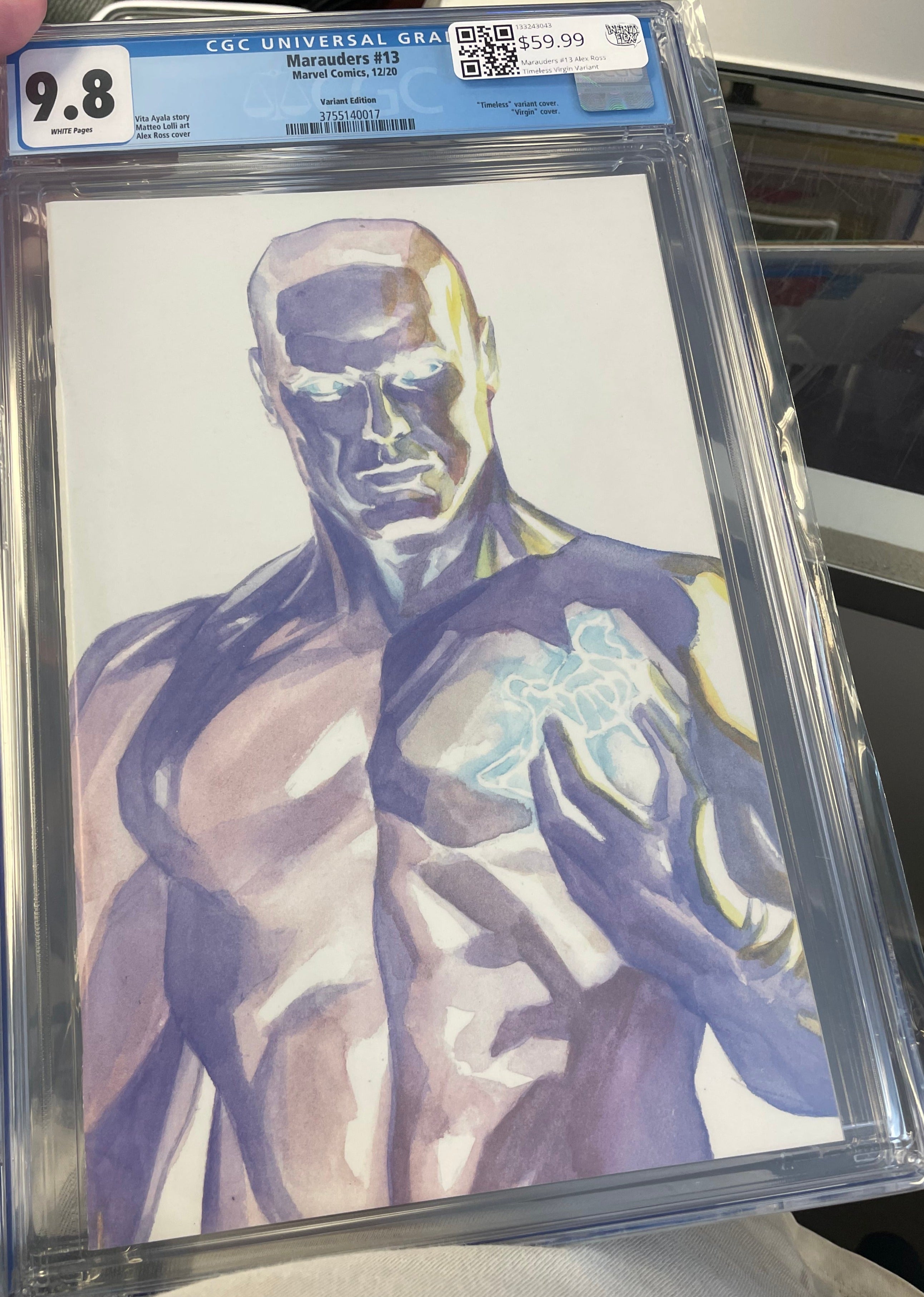 Marauders #13 Alex Ross Timeless Virgin Variant (Ice Man Cover) CGC 9.8