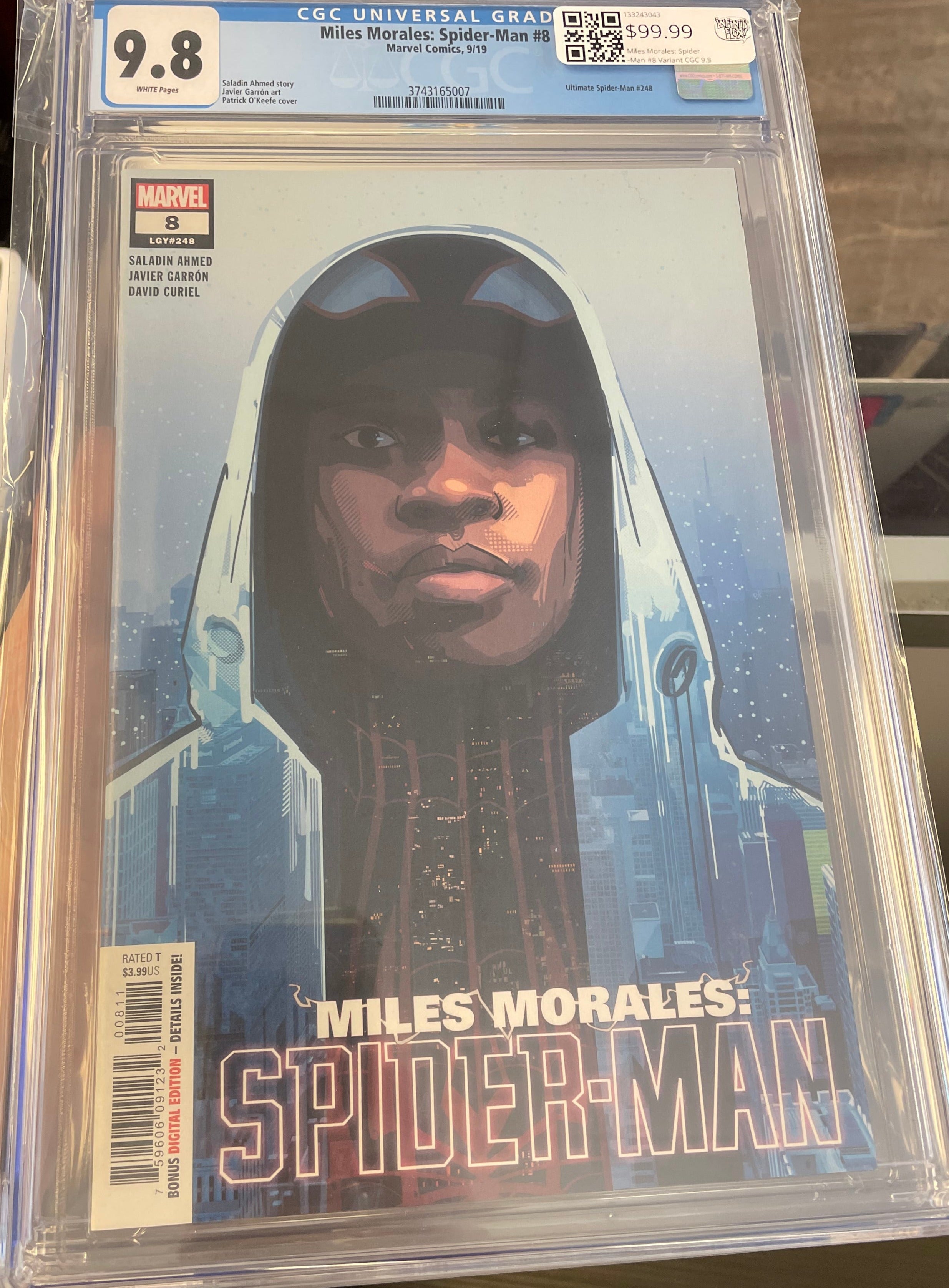Miles Morales: Spider-Man #8 Variant CGC 9.8
