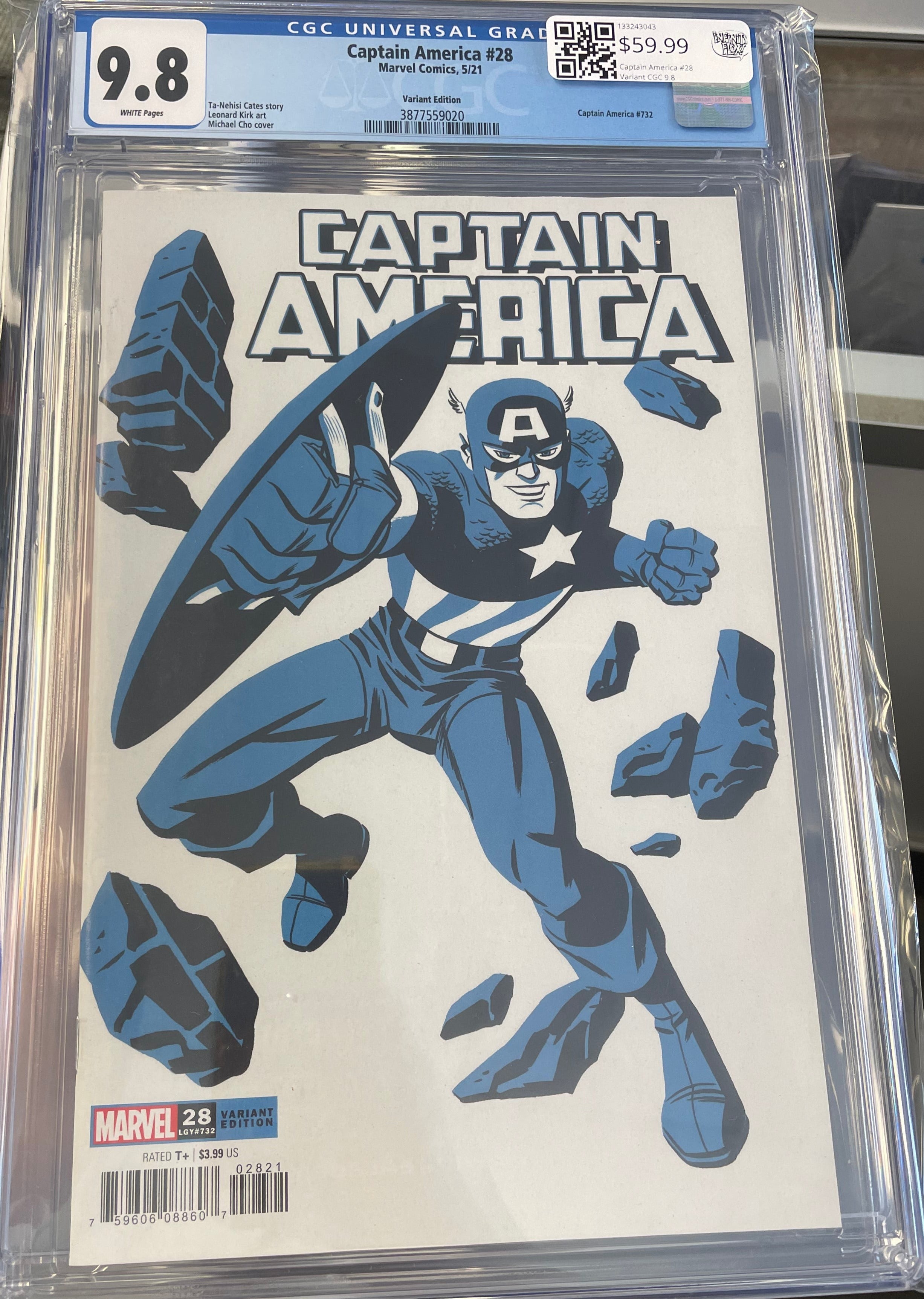 Captain America #28 Variant CGC 9.8