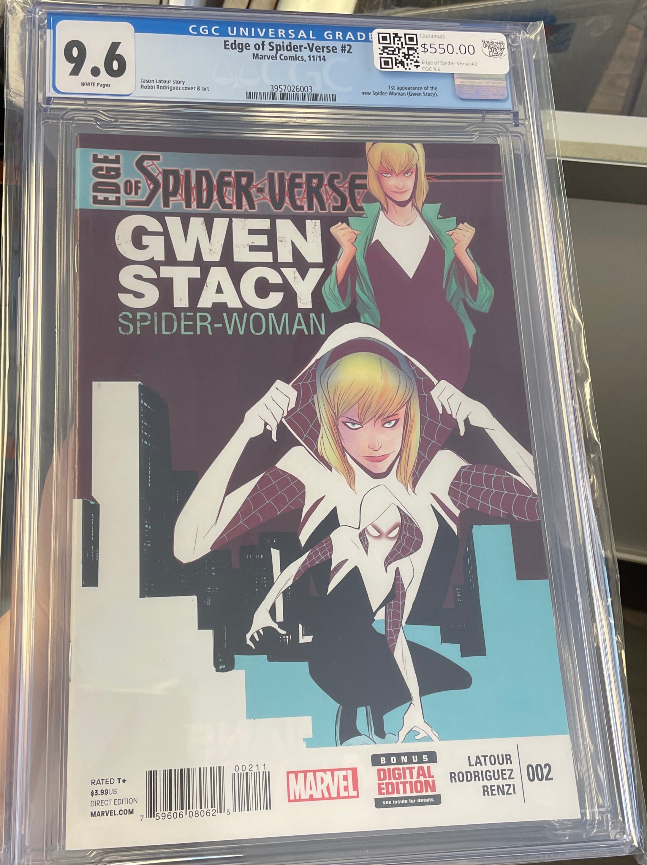 Edge of Spider-Verse #2 CGC 9.6