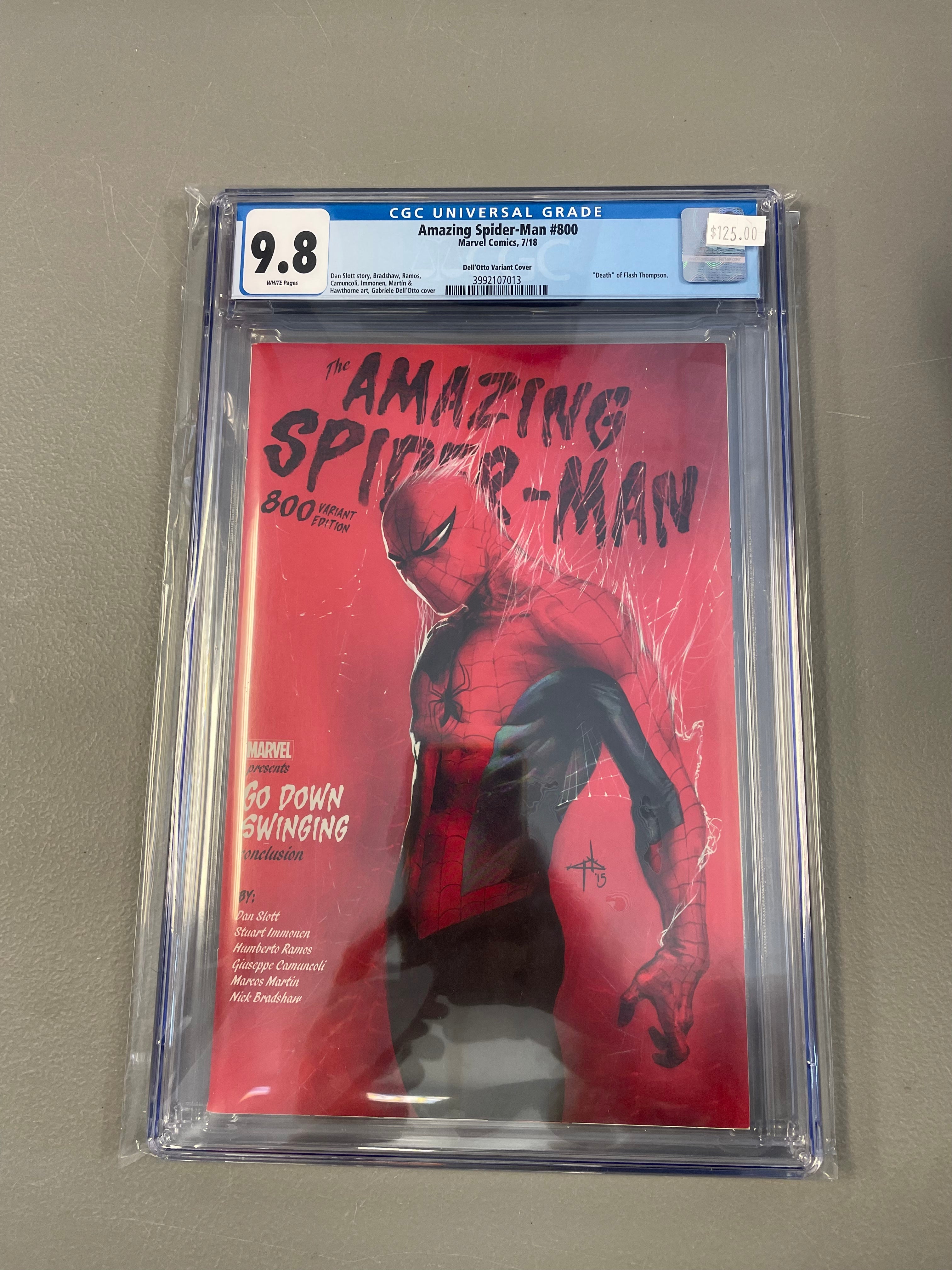 Amazing Spider-Man #800 Dell'Otto Variant CGC 9.8