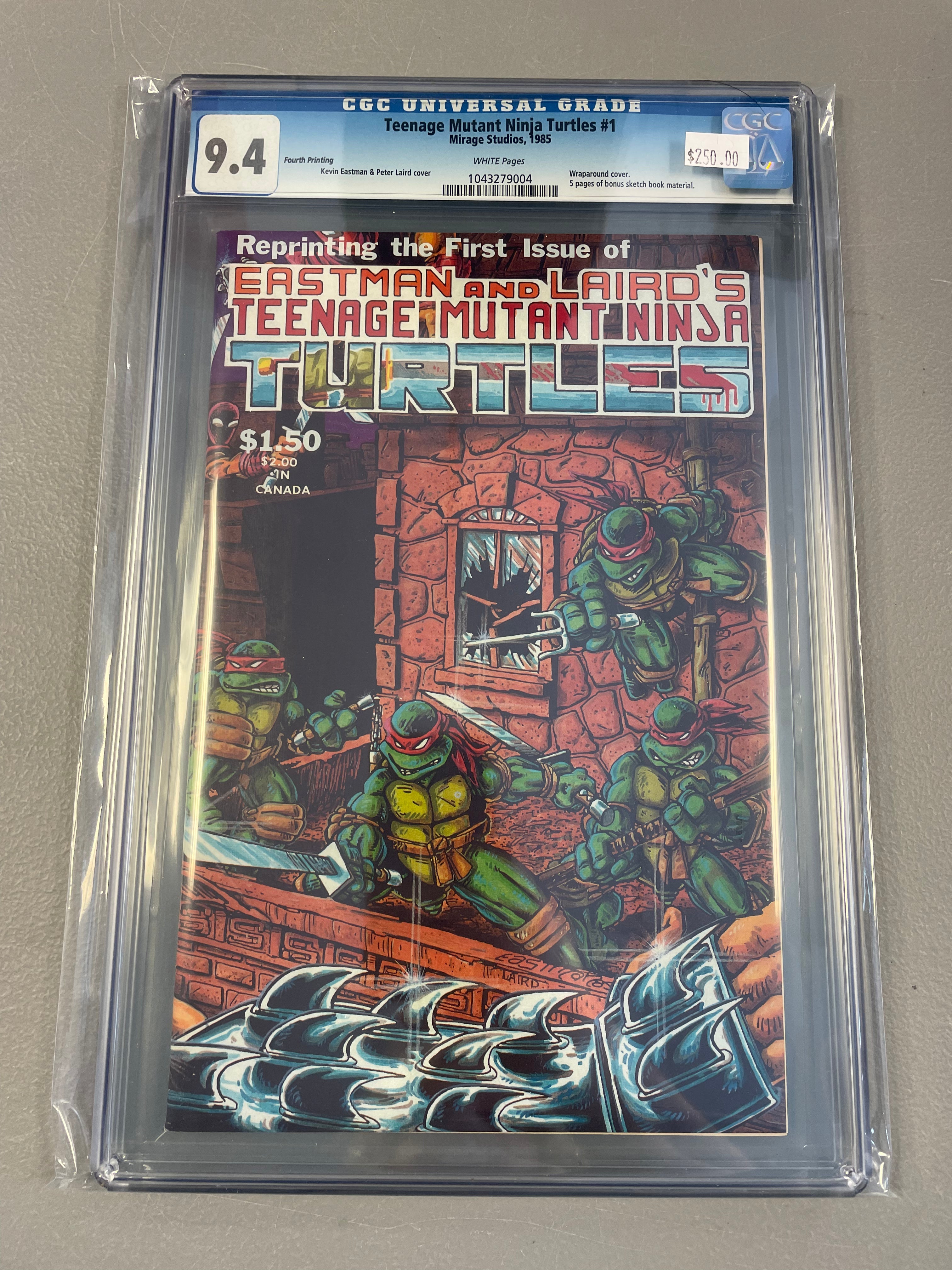 Teenage Mutant Ninja Turtles #1 4th Print CGC 9.4