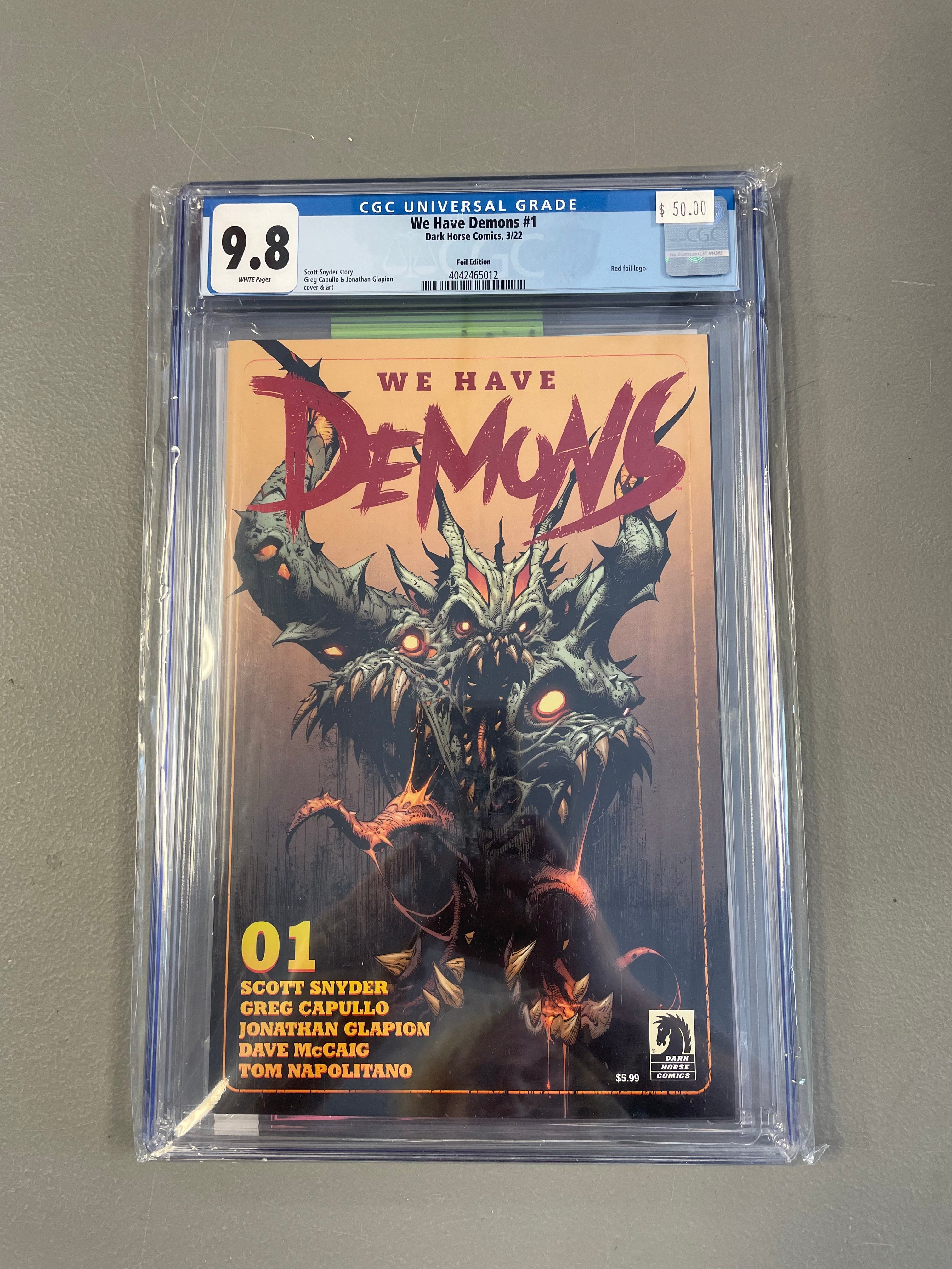We Have Demons #1 Foil Variant CGC 9.8