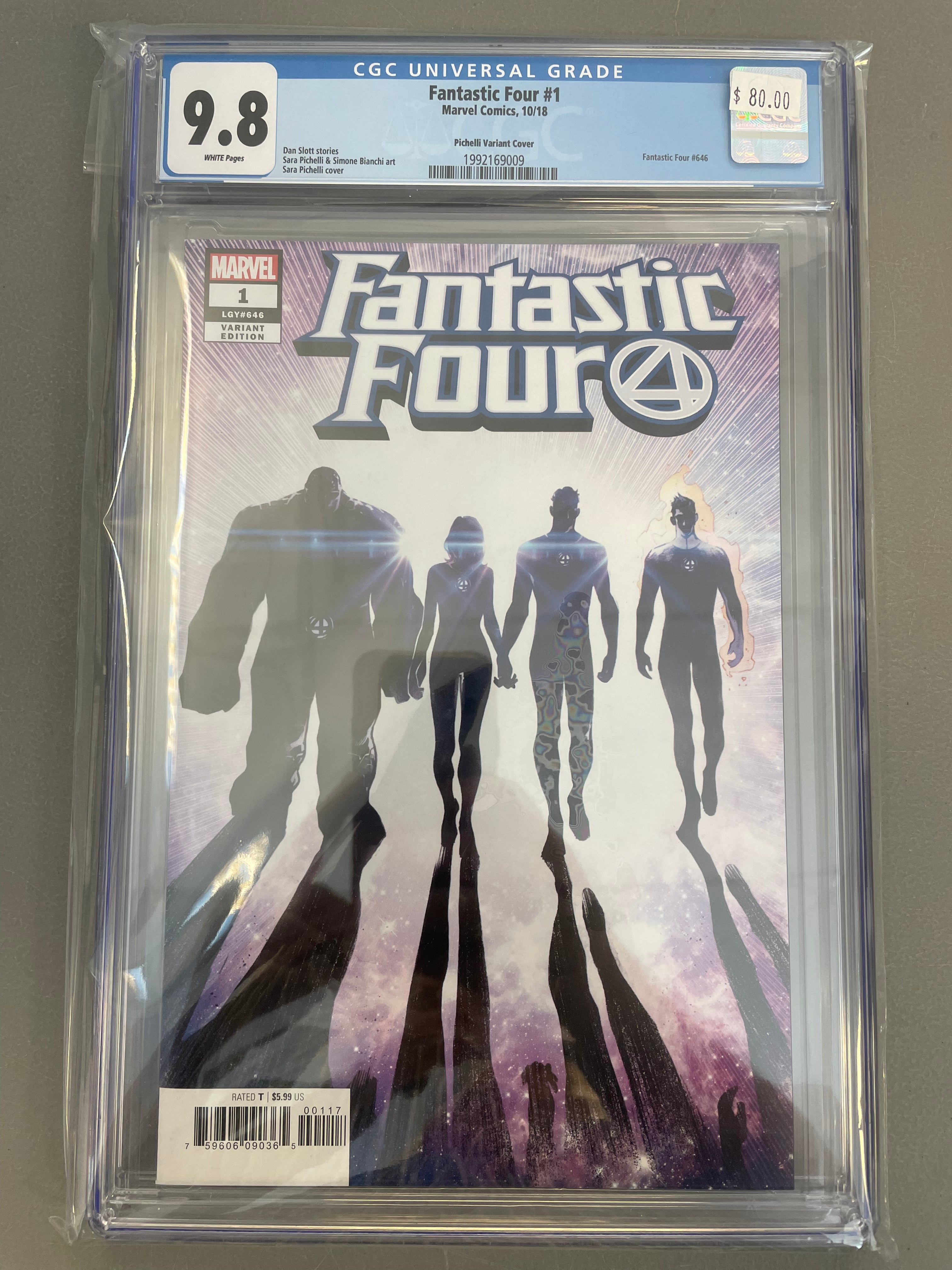 Fantastic Four #1 (2018) Pichelli Variant CGC 9.8