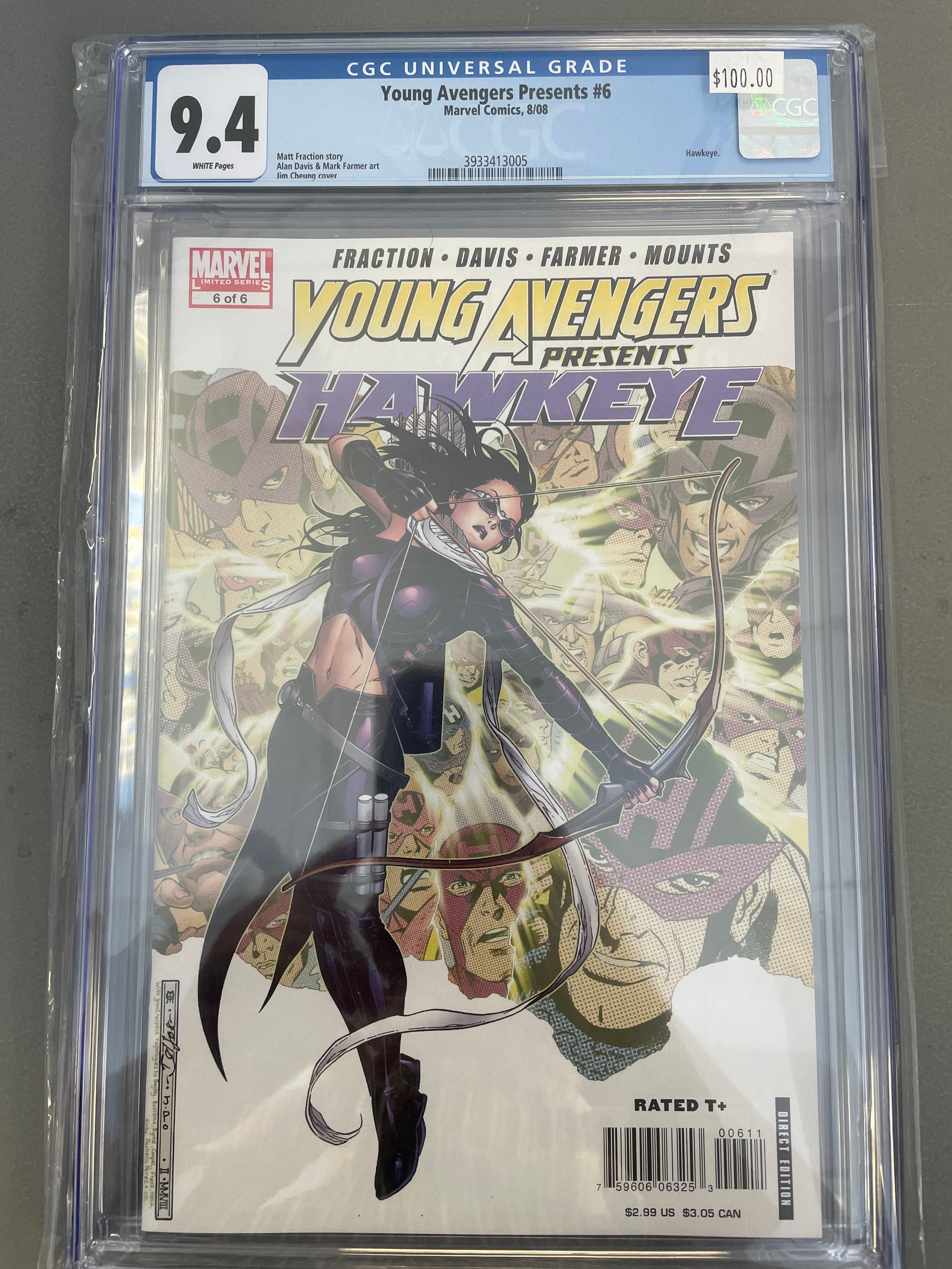 Young Avengers Presents #6 CGC 9.4