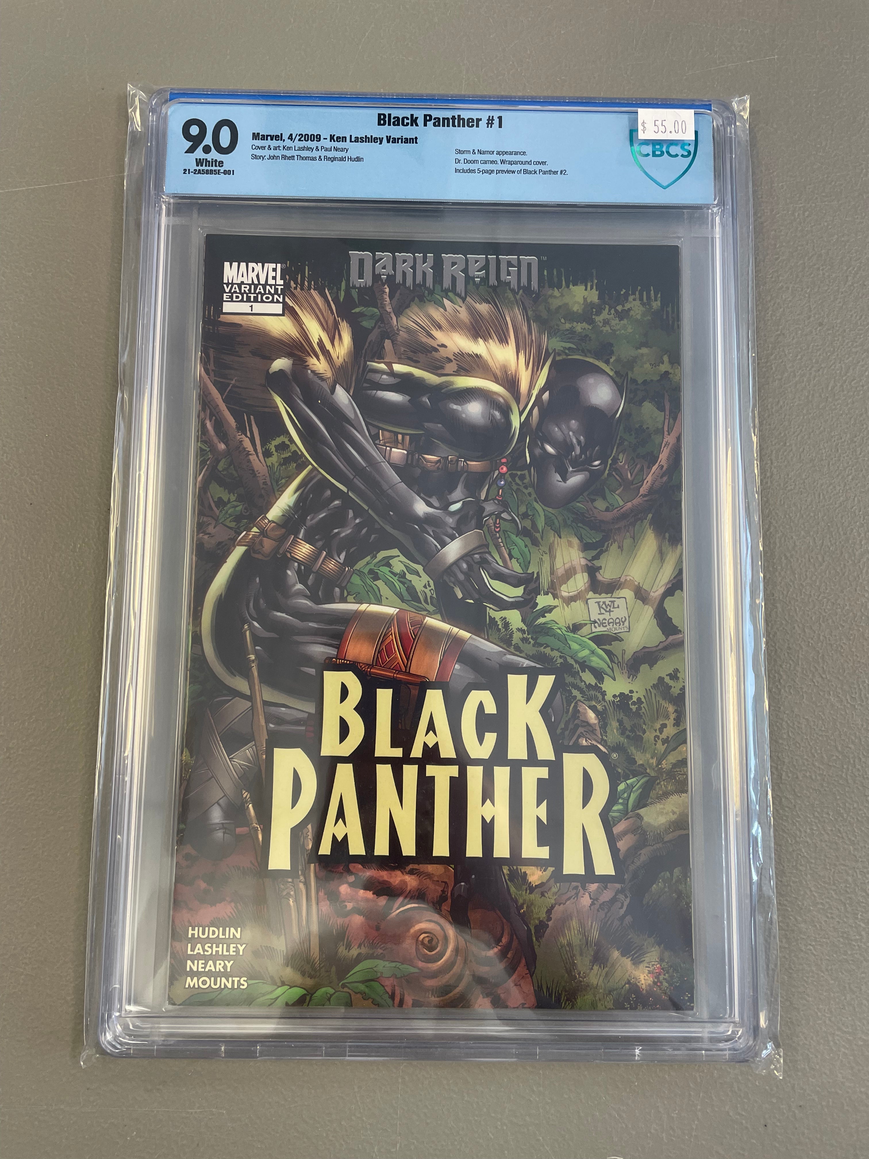 Black Panther #1 Lashley Variant CBCS 9.0