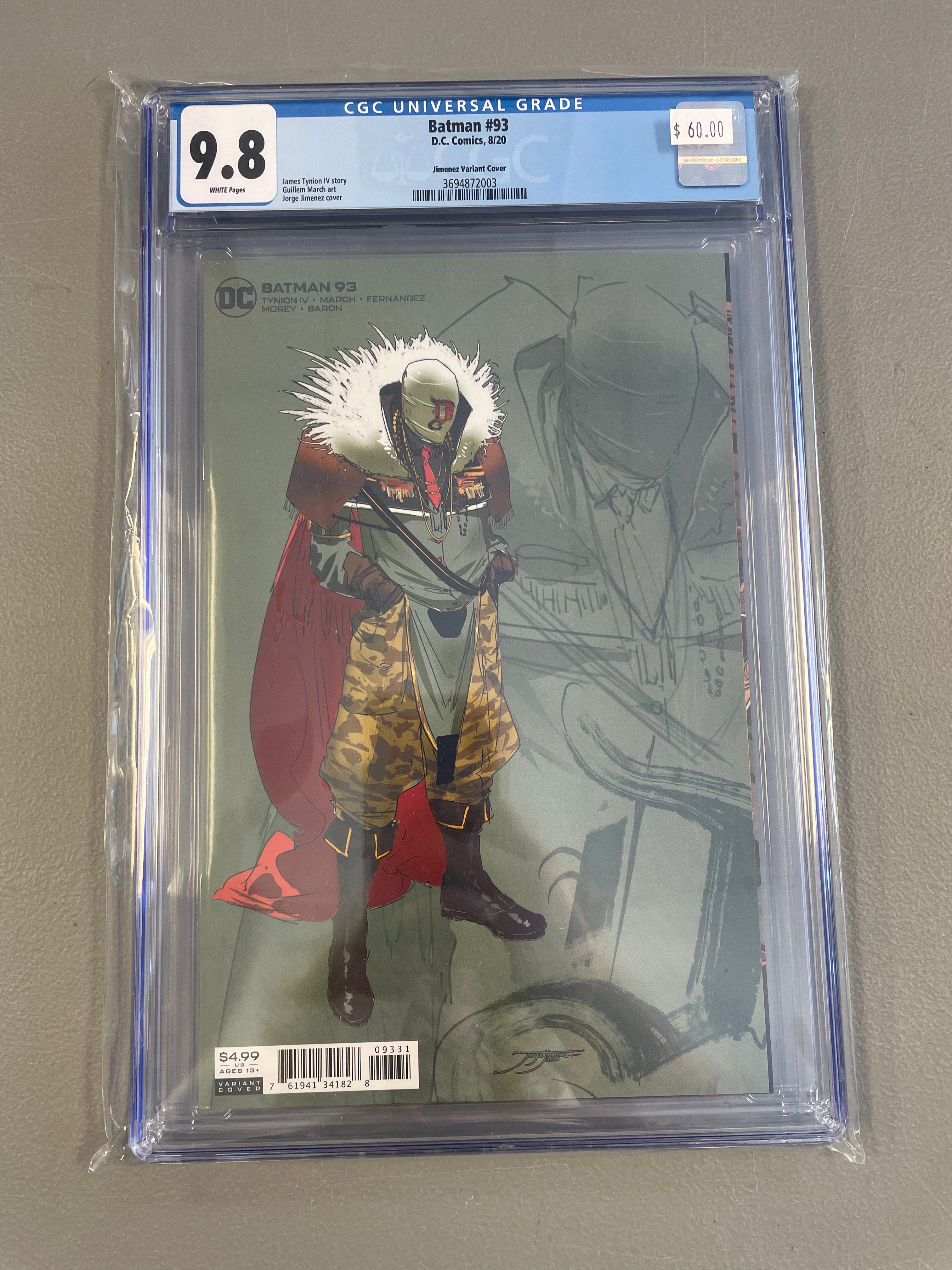 Batman #93 Jimenez Variant CGC 9.8