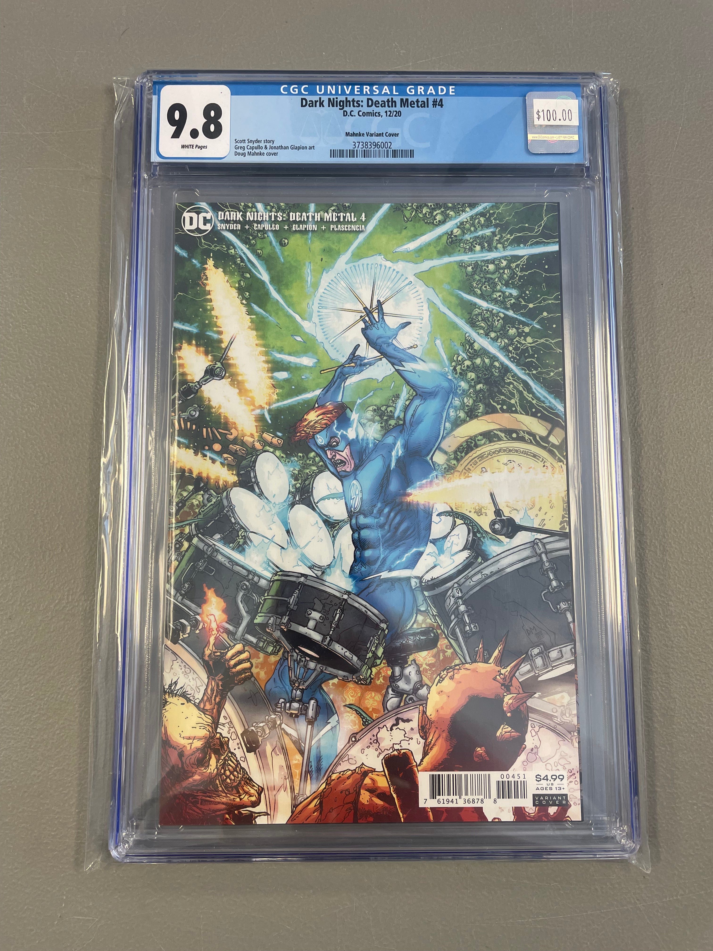Dark Nights: Death Metal #4 Mahanke Variant CGC 9.8