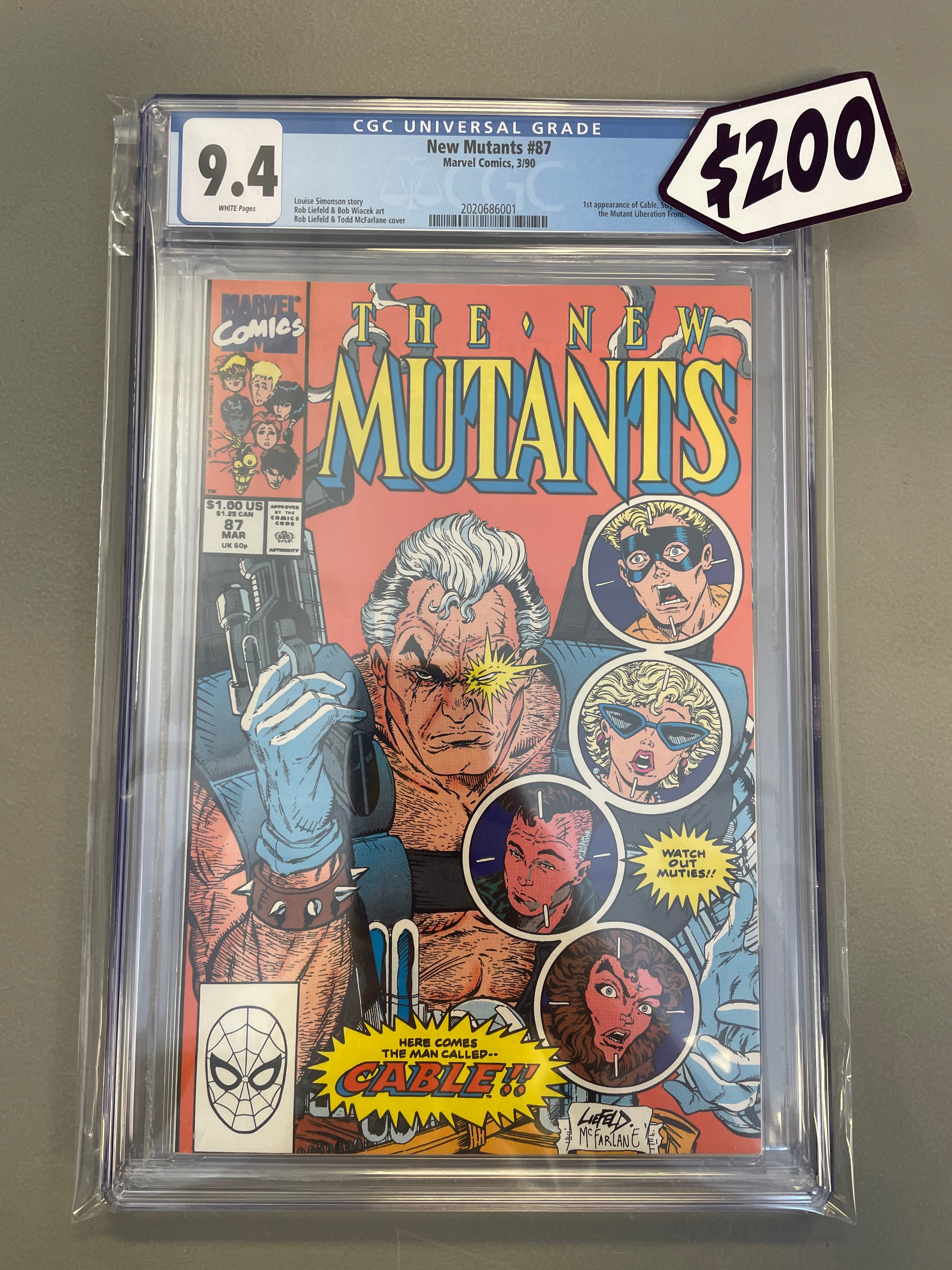 New Mutants #87 CGC 9.4