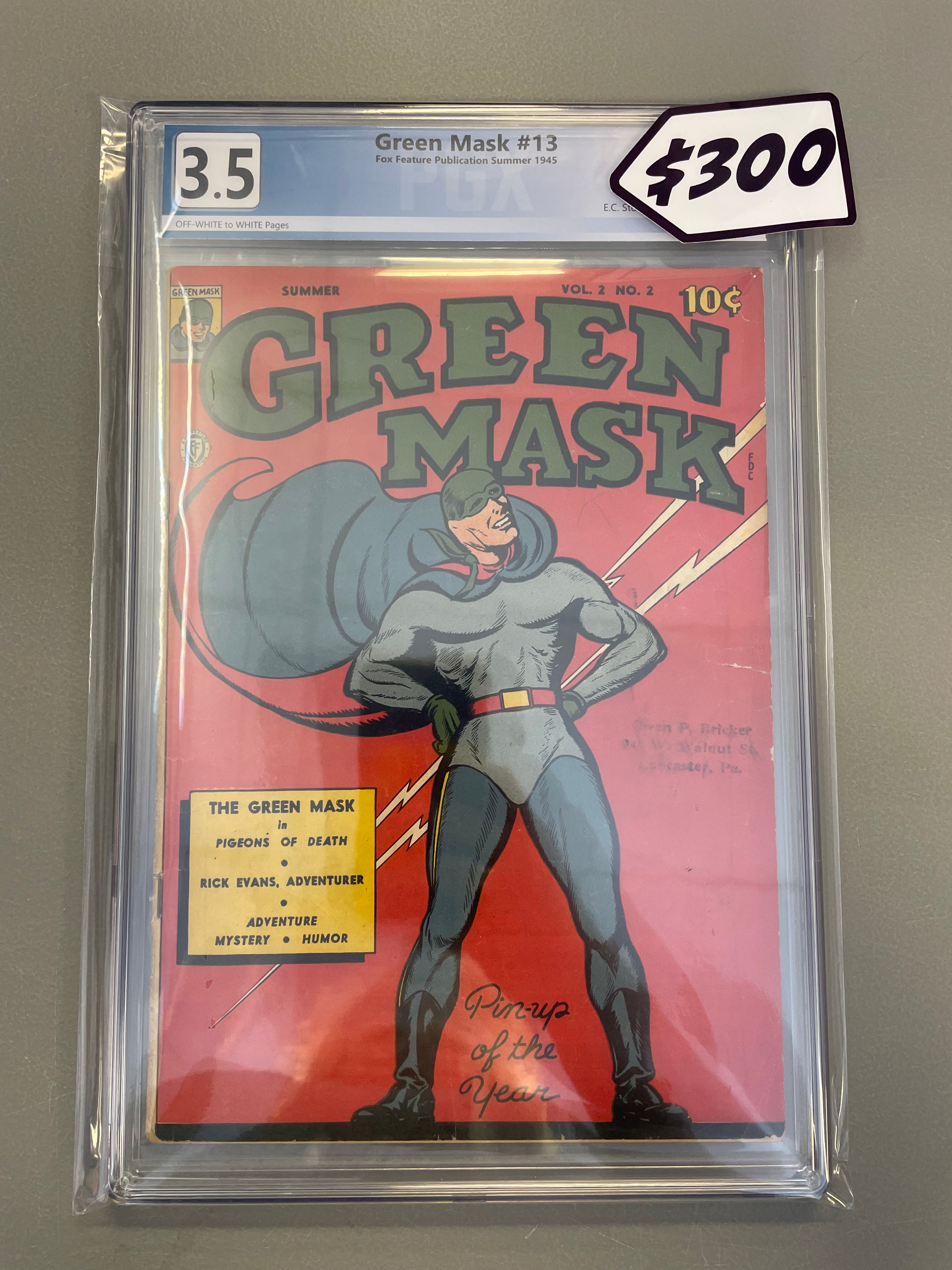 Green Mask #13 PGX 3.5