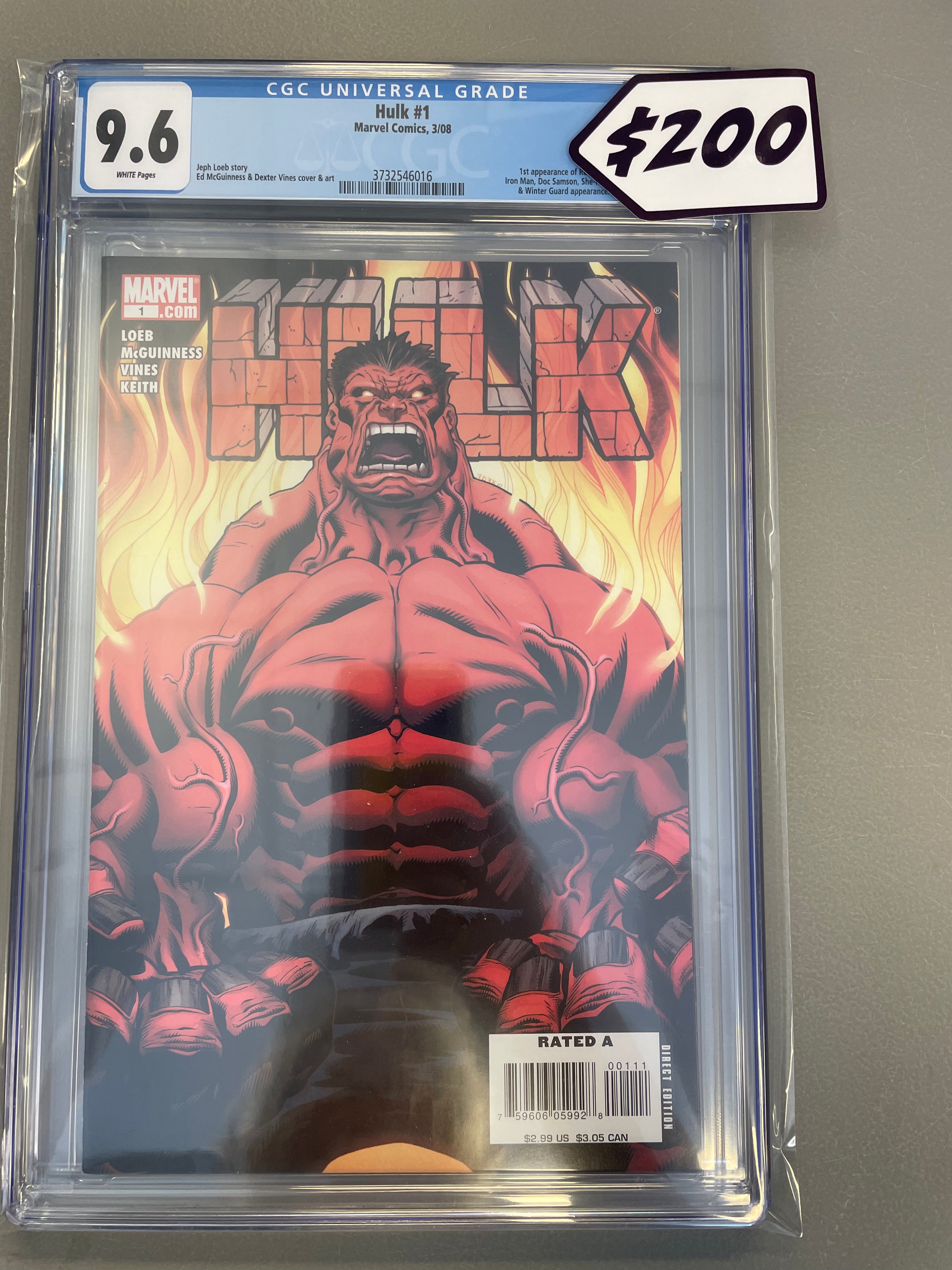 Hulk #1 (2008) CGC 9.6